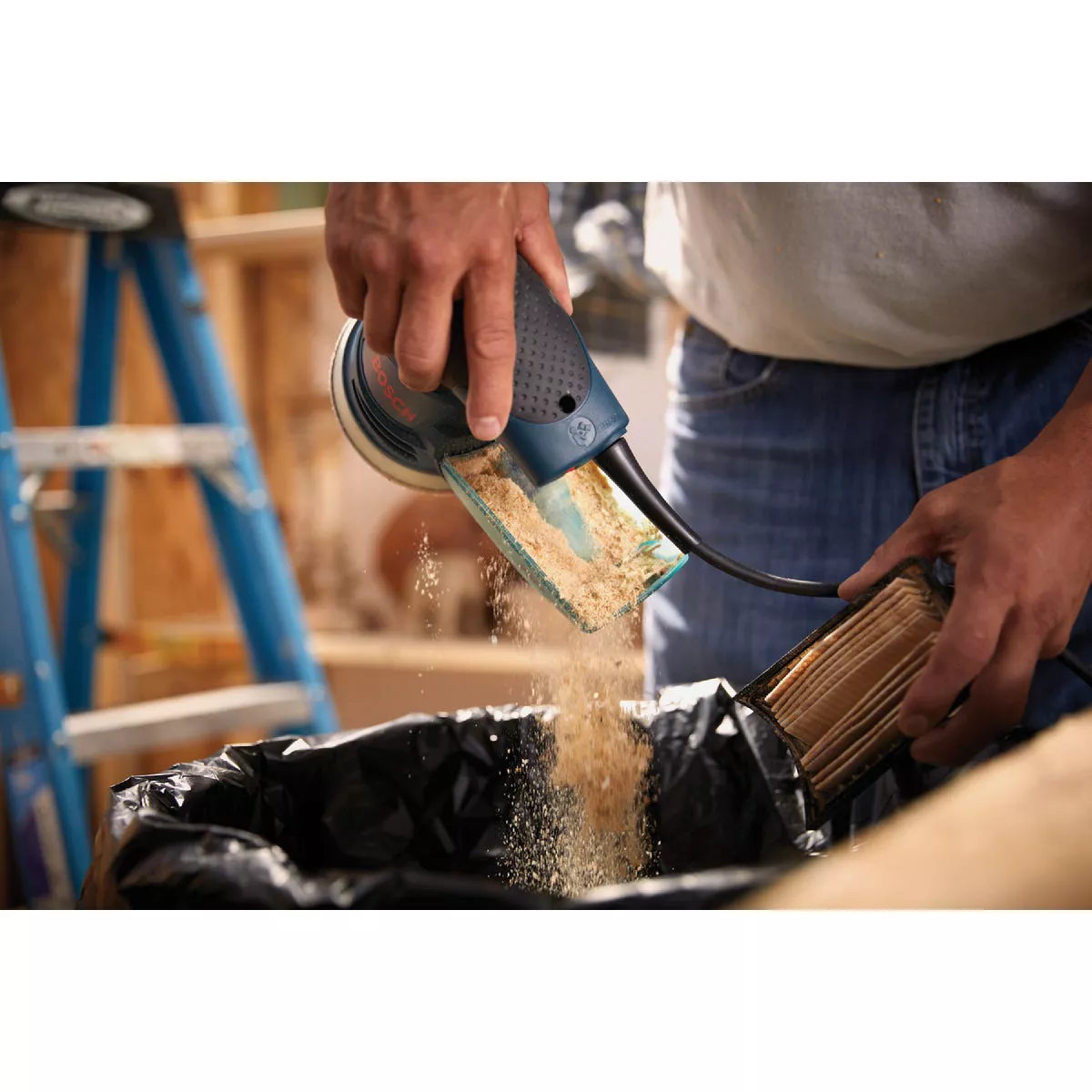 Bosch 5 In. 2.5-Amp Random Orbit Sander/Polisher Kit