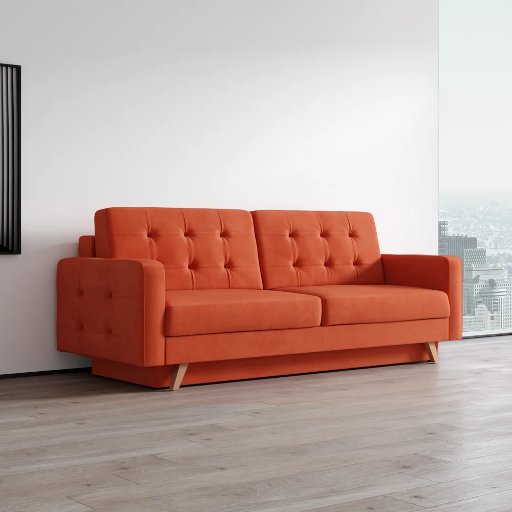 Meble Furniture Vegas Queen Sofa Bed with Storage, Multiple Colors - Image 18