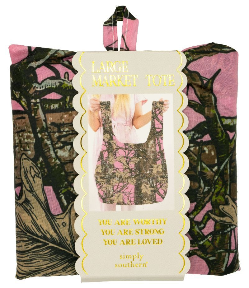 0225-BAG-TOTE-PACK-CAMOPNK - Simply Southern Outlet