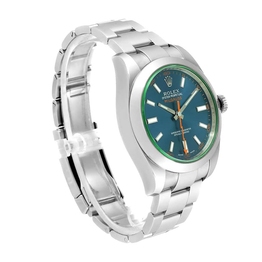 Rolex Milgauss 116400GV-0002 Blue Dial Replica - Elite Watch Atelier