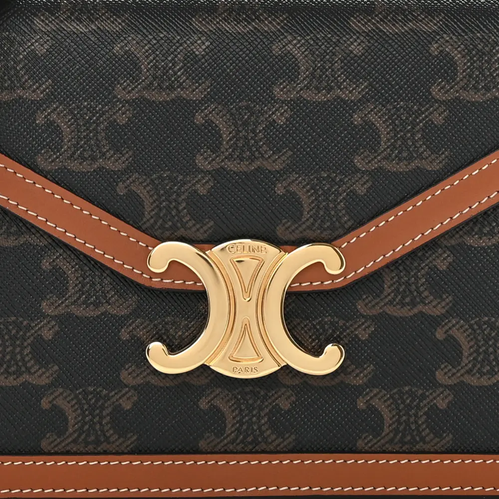 Replica Celine Wallet on Chain – Triomphe Canvas & Leather1:1High-quality replica