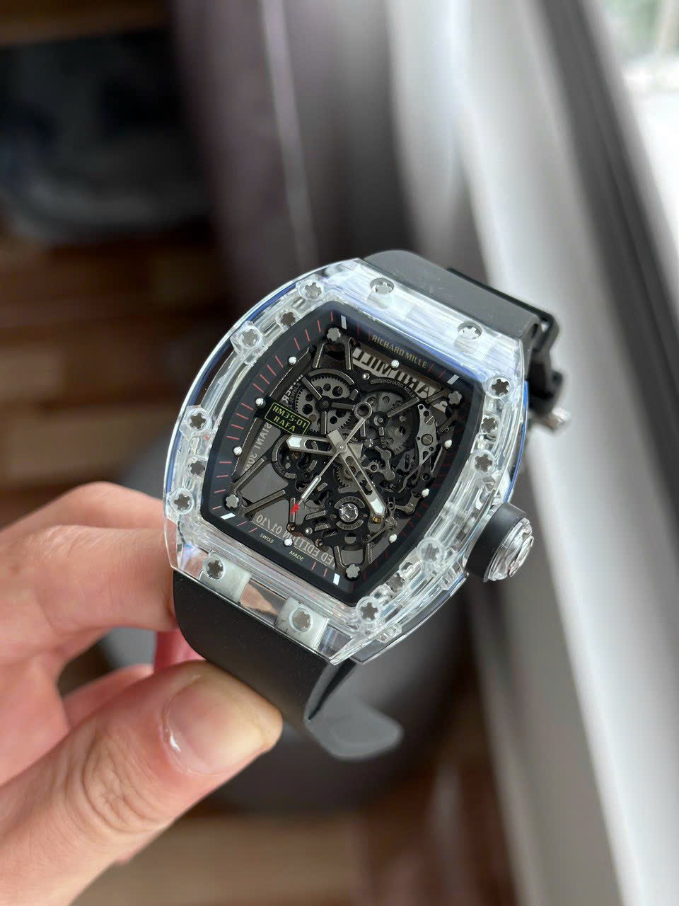 Richard Mille RM35-01 Rafa High Quality Replica Watch Rubber Strap 44mm - Elite Watch Atelier