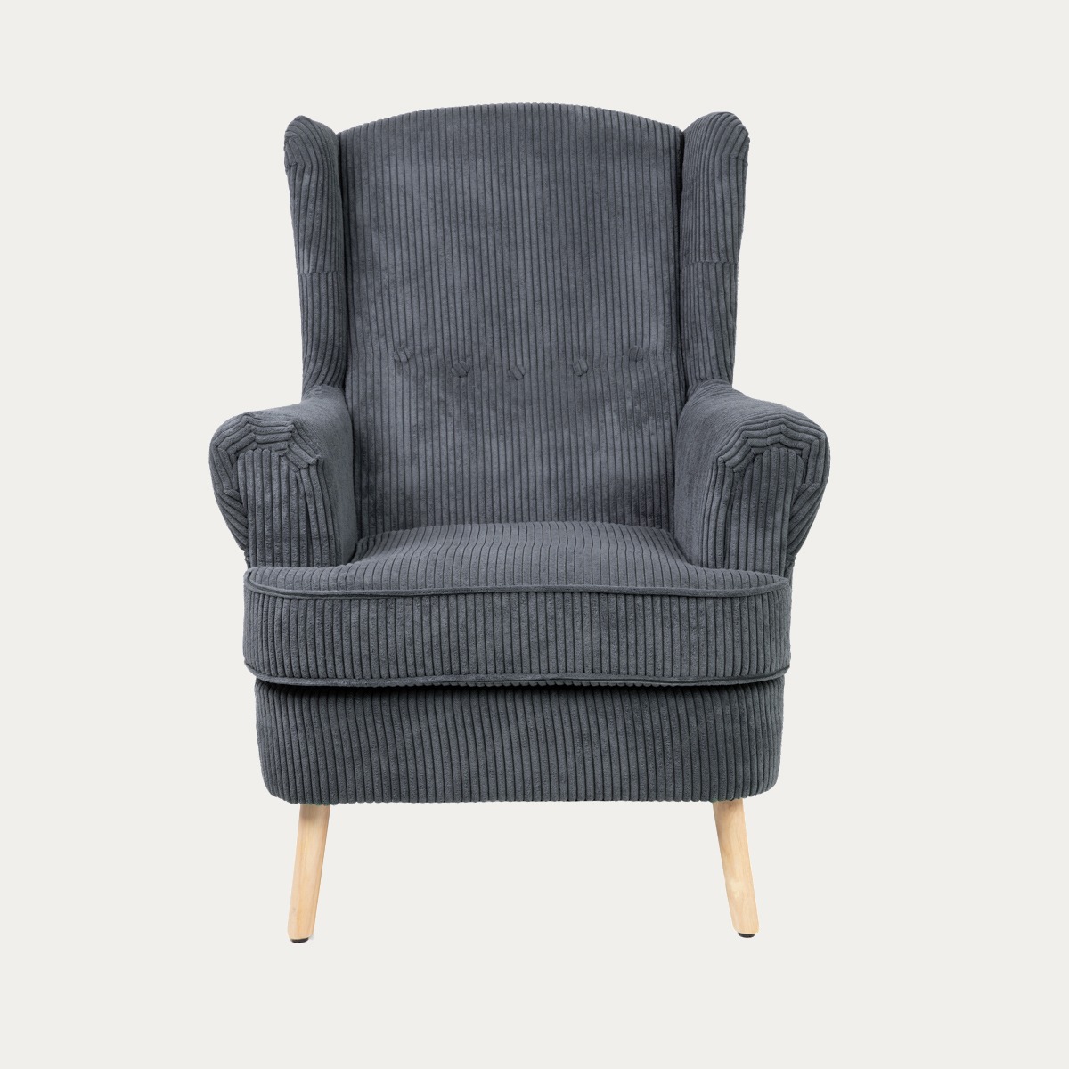 Fotel FOSSBY FASO sztruksowy zielony 86x85x108 cm