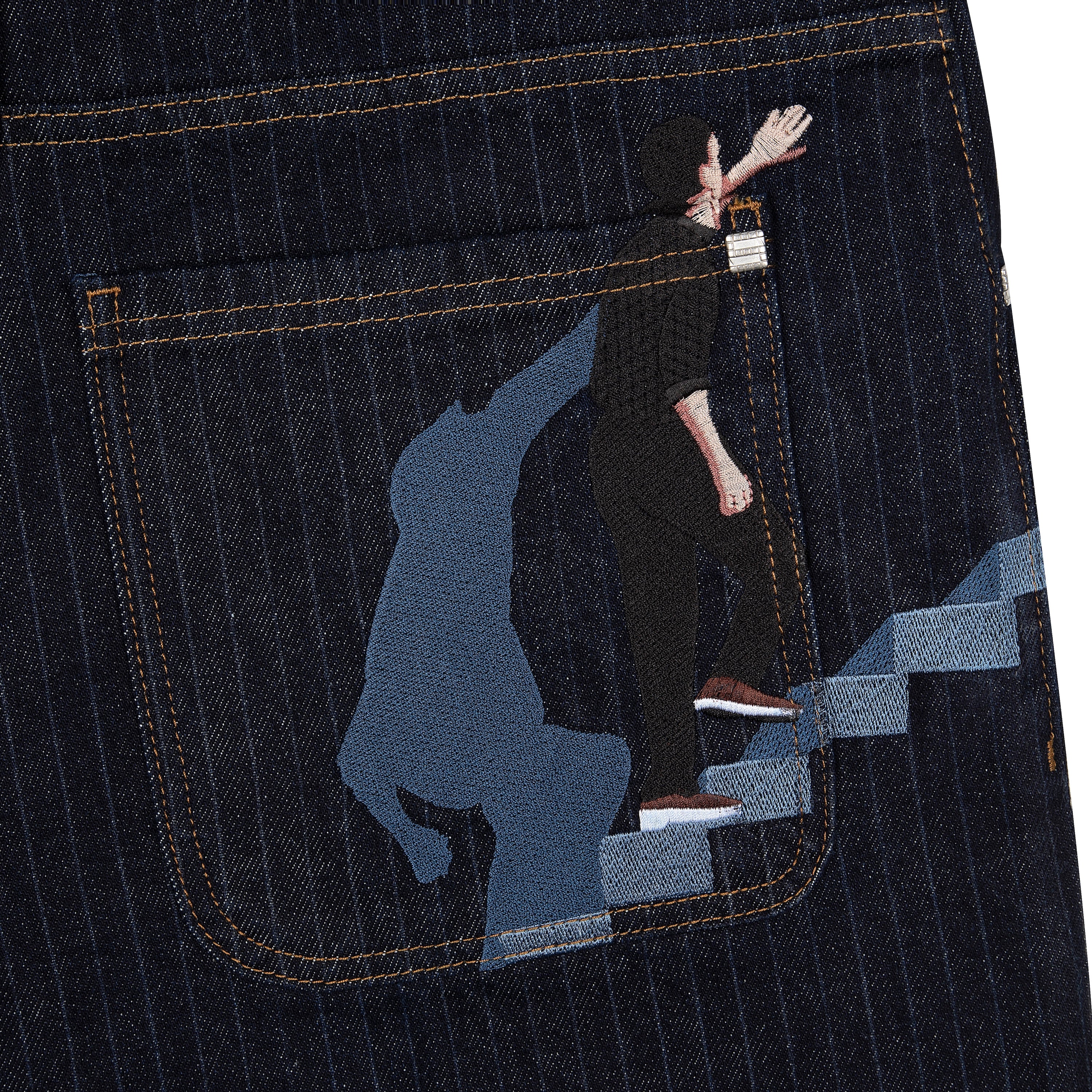 "on air" raw Denim