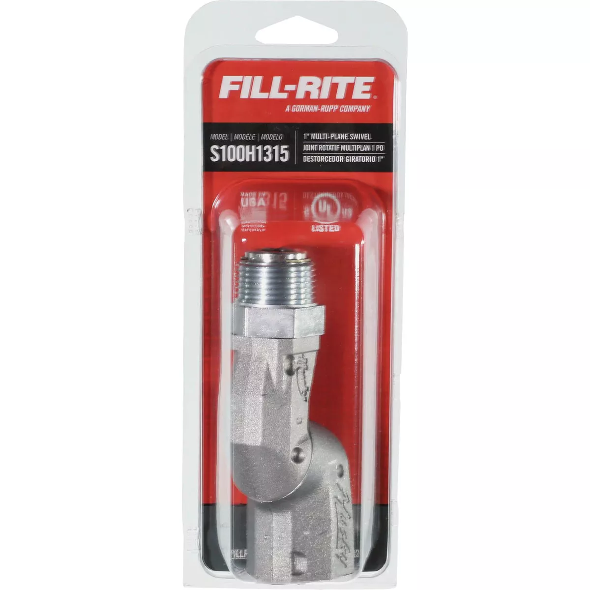 Fill-Rite 1 In. Multi-Plane Fuel Transfer Swivel
