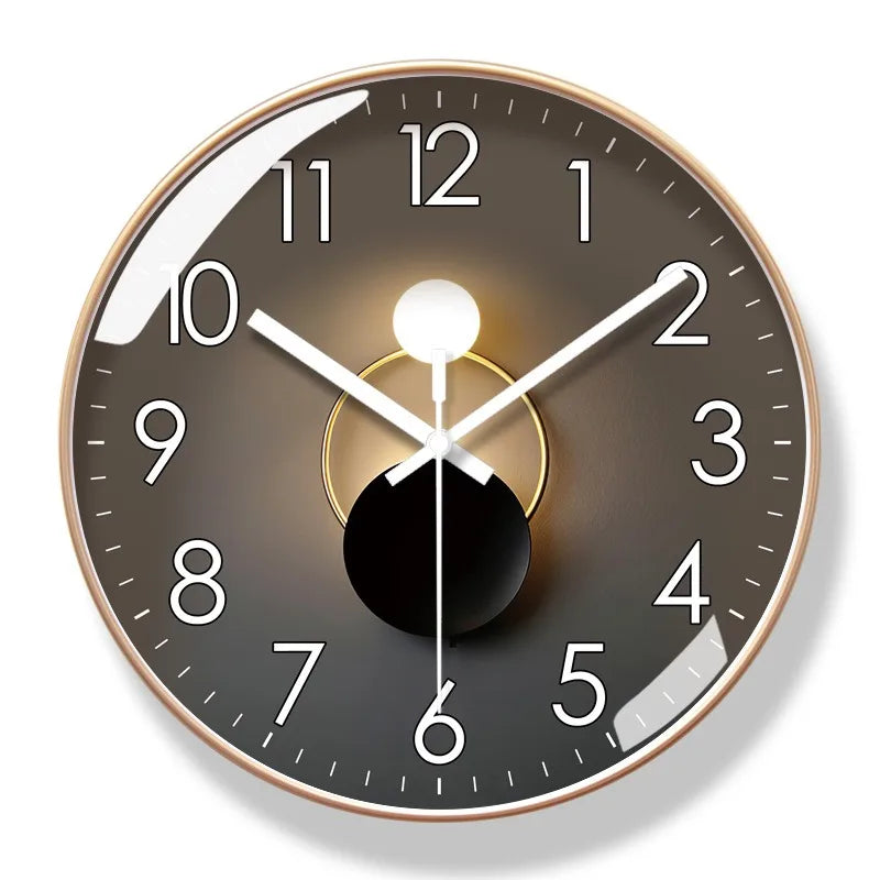 SilenceLux | Luxe Ronde Wandklok