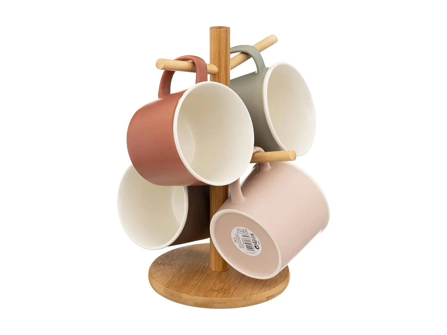 Lot de 4 Mugs sur Rack 