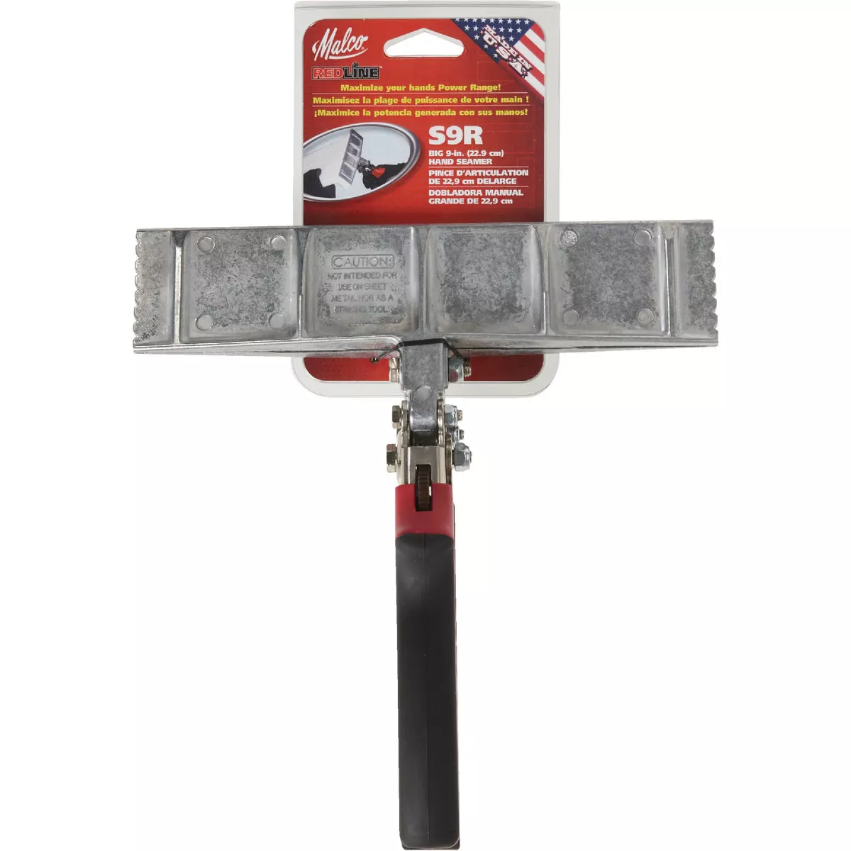Malco 9 In. Seamer with Cast Zinc Jaws