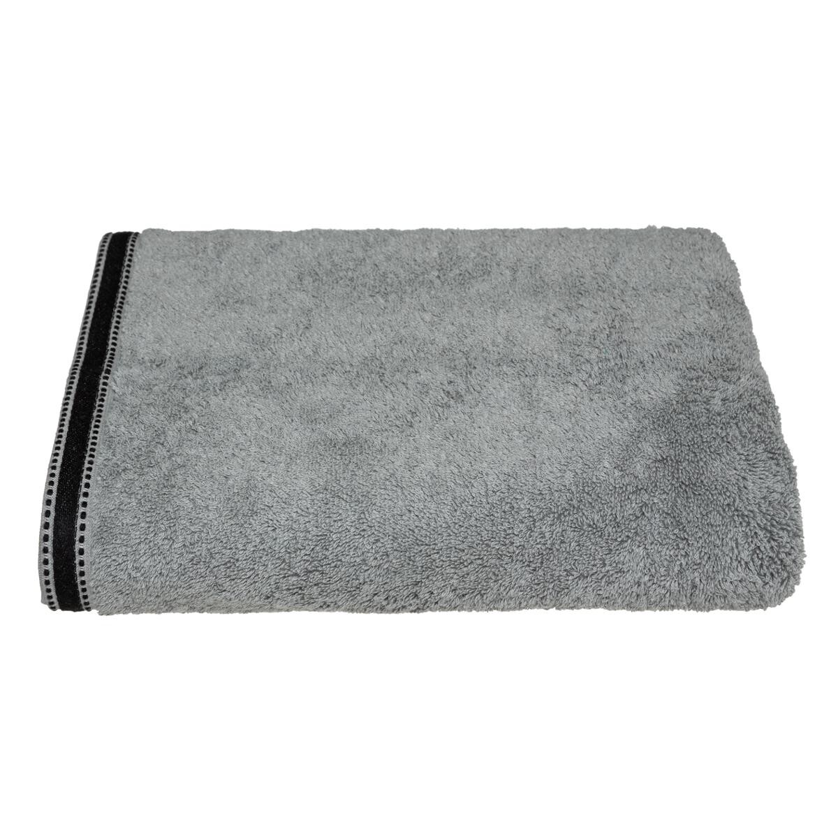 Bath towel "Joia", cotton Slate grey, 100x150 cm, 550 g/m&sup2;