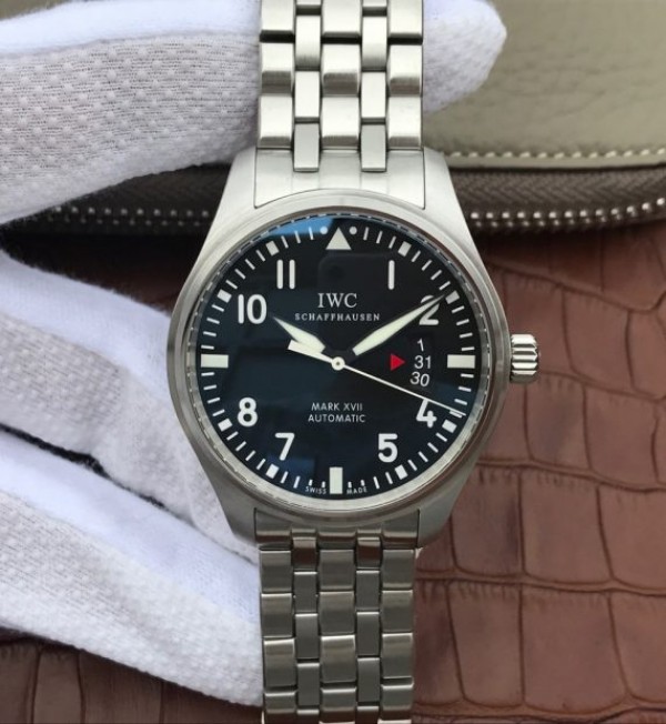 Replica IWC XF Mark XVII Black Dial SS Bracelet A2892 - Top club