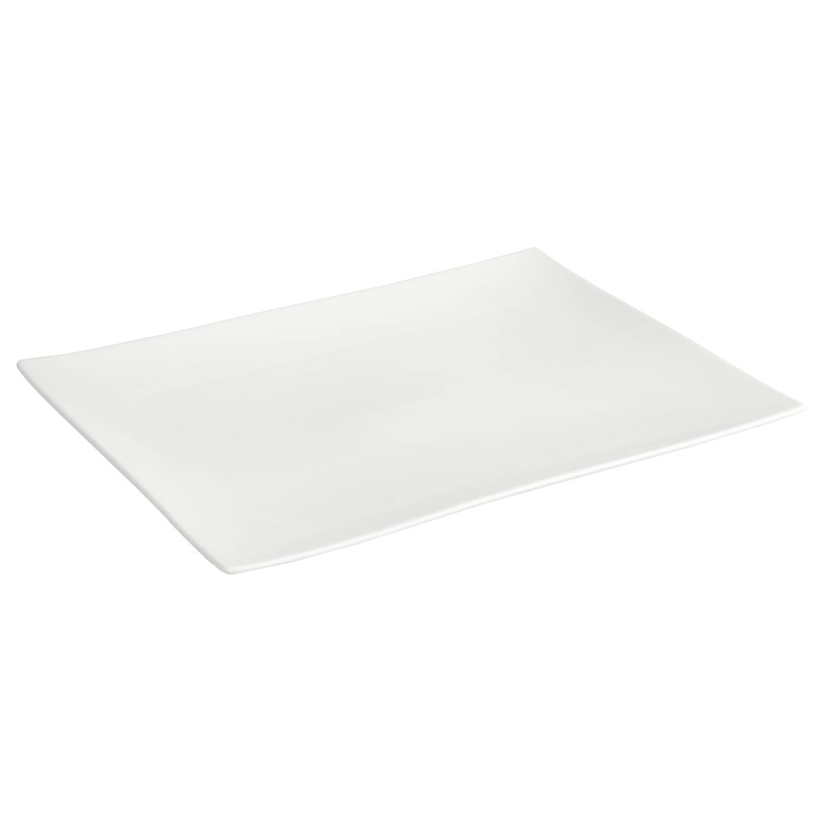 Presentation plate "Tokyo" 31.7x23.5 cm, White