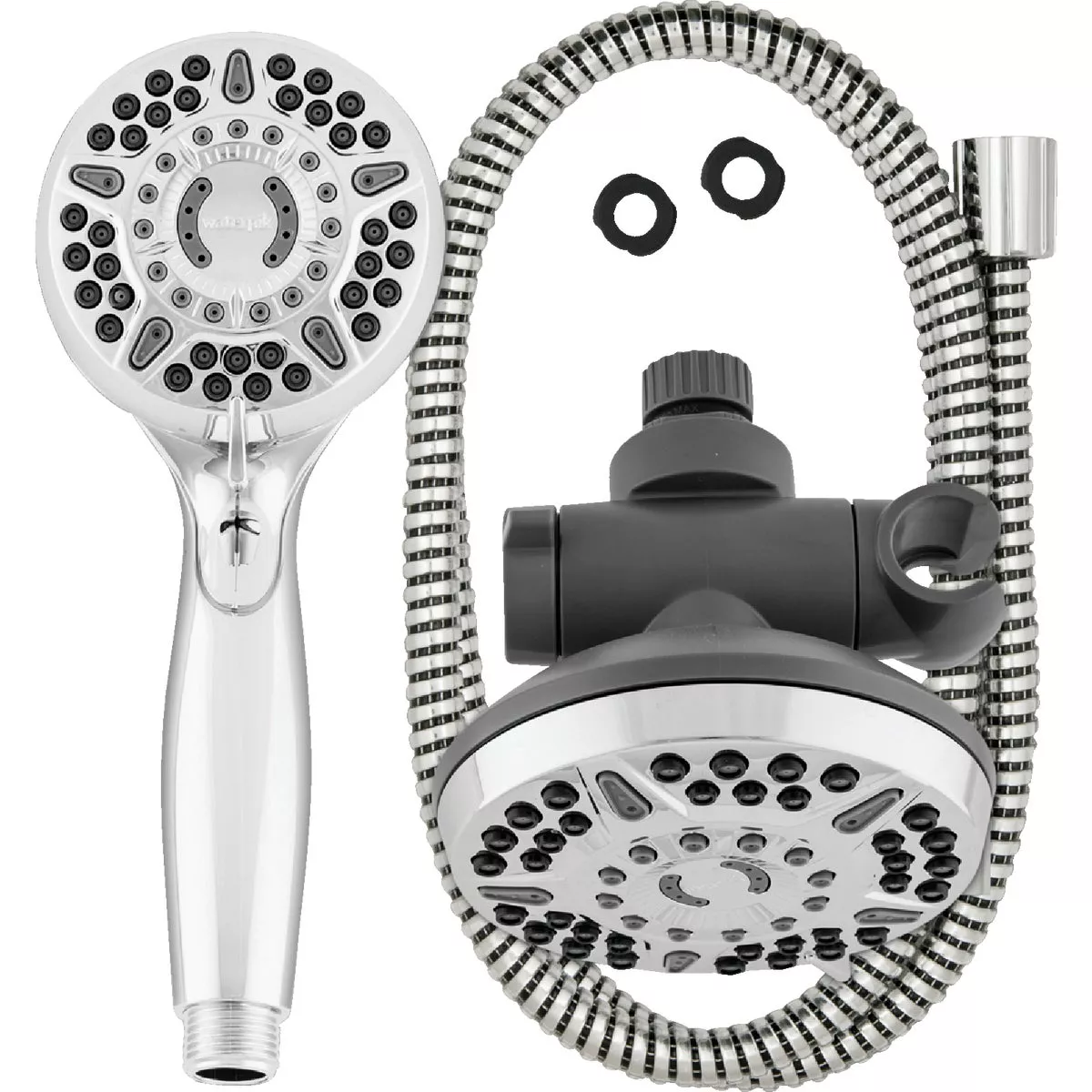 Waterpik PowerSpray + 9-Spray Dual Showerhead