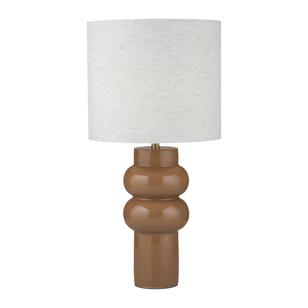 Blokker Bubbly Tafellamp - Lichtbruin