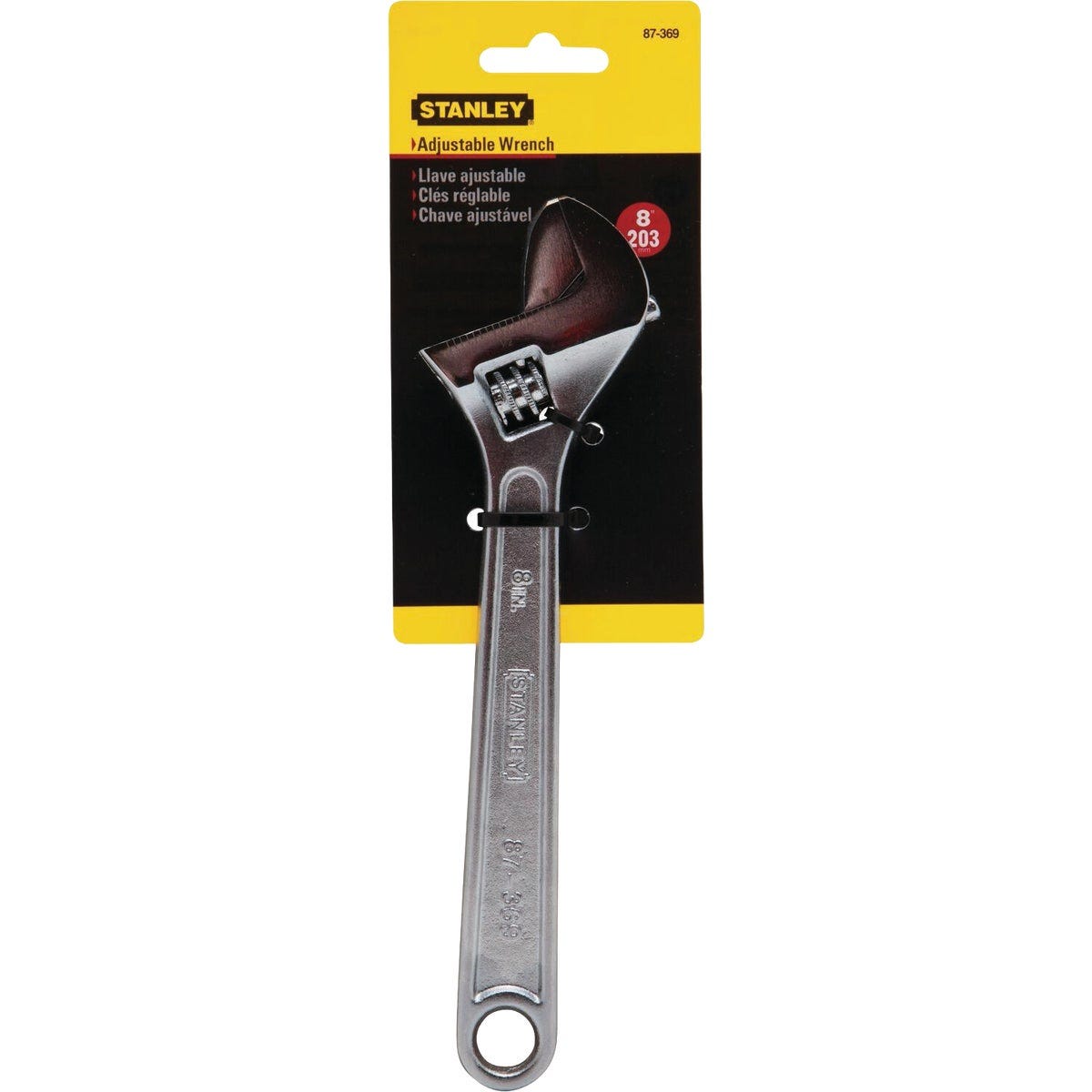Stanley 8 In. Adjustable Wrench