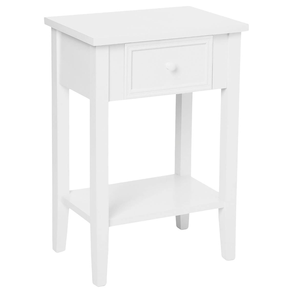Bedside table "Charme" White, H.67 cm