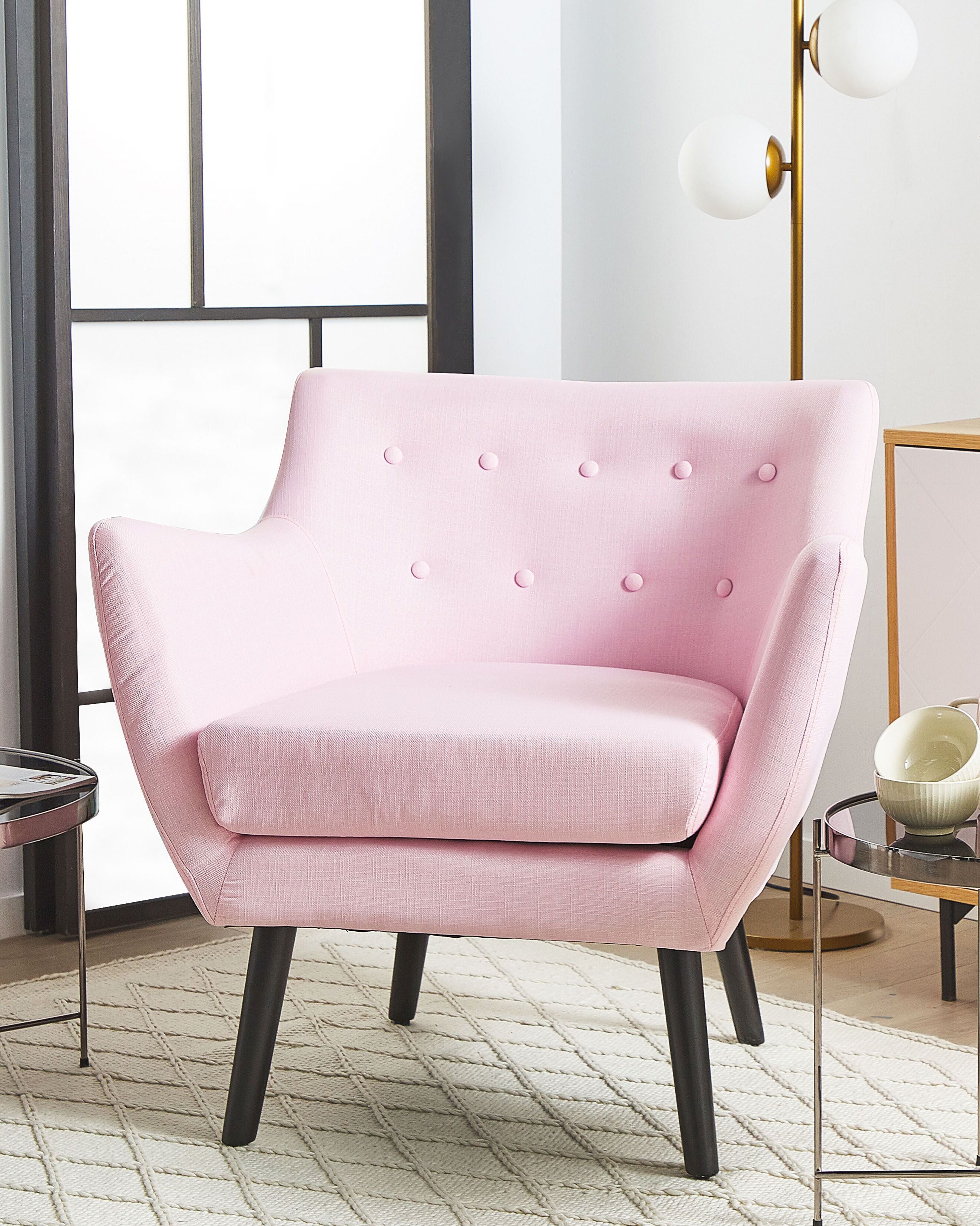 Armchair DRAMMEN Fabric Pink