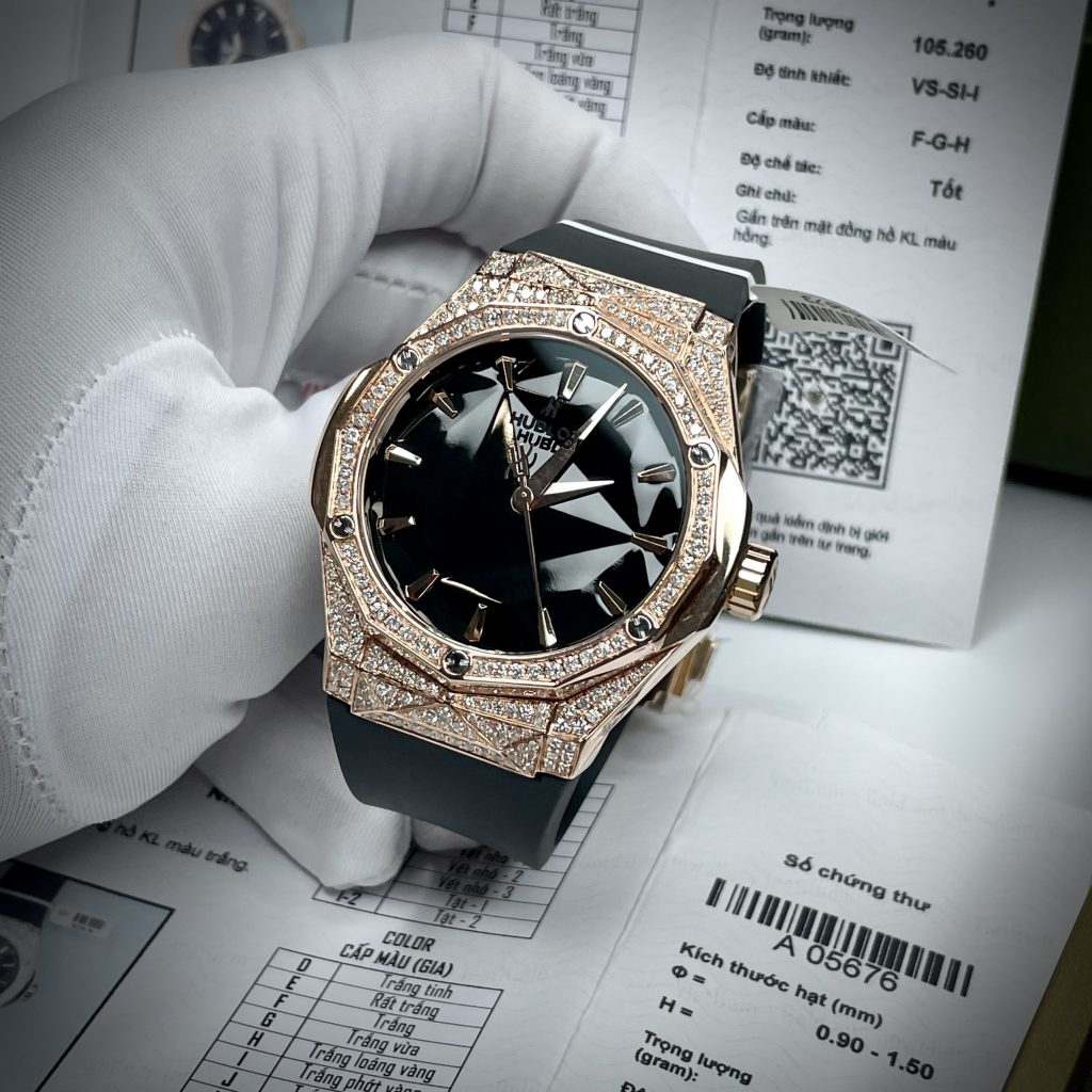 Hublot Replica 11 Watch Orlinski King Gold With Natural Diamonds 40mm - Top club
