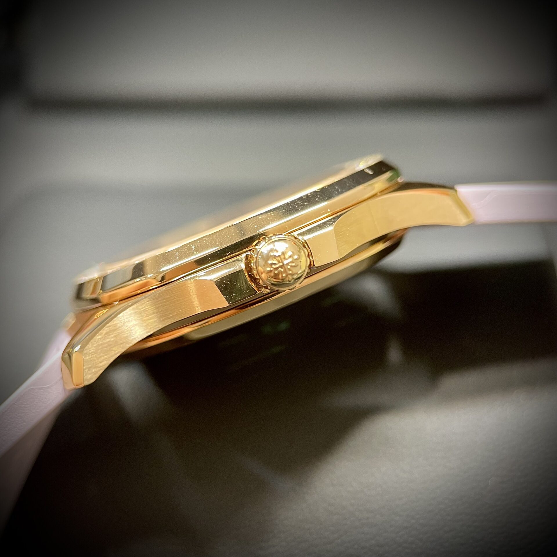 Patek Philippe Aquanaut 5072R Women Pink Rose Gold Plated Rep 11 Watch PPF 35.6mm - Top club