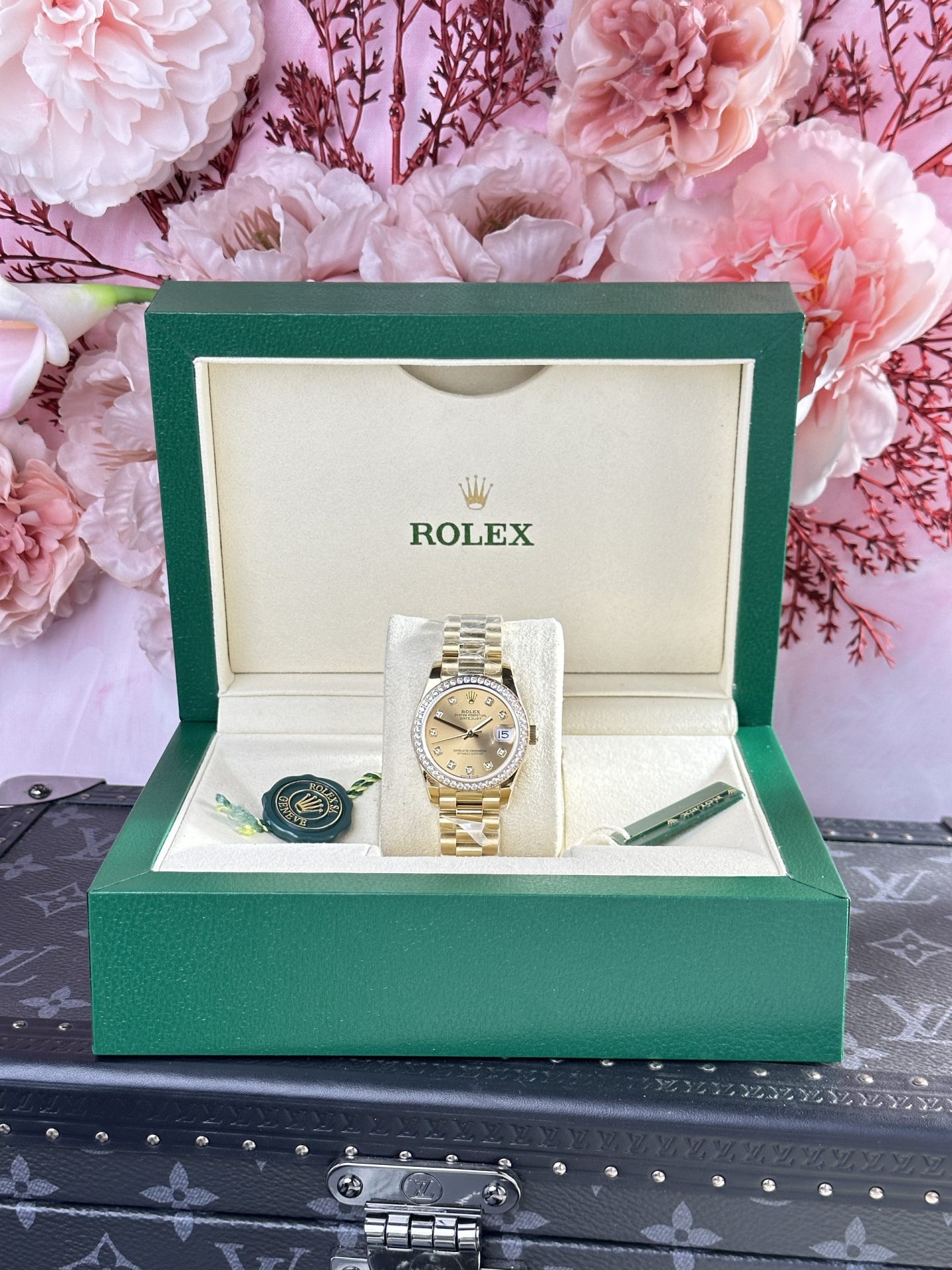 Rolex DateJust 278288 Replica Watch Yellow President Strap 31mm - Top club