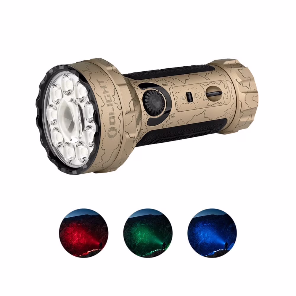 OLIGHT Marauder Mini 7,000 Lumens Bright Flashlight with 600 Meters Beam Distance, Powerful RGB Lights, Magnetic Rechargeable for Outdoors Work, Hunting, and Searching(Black) - Image 7