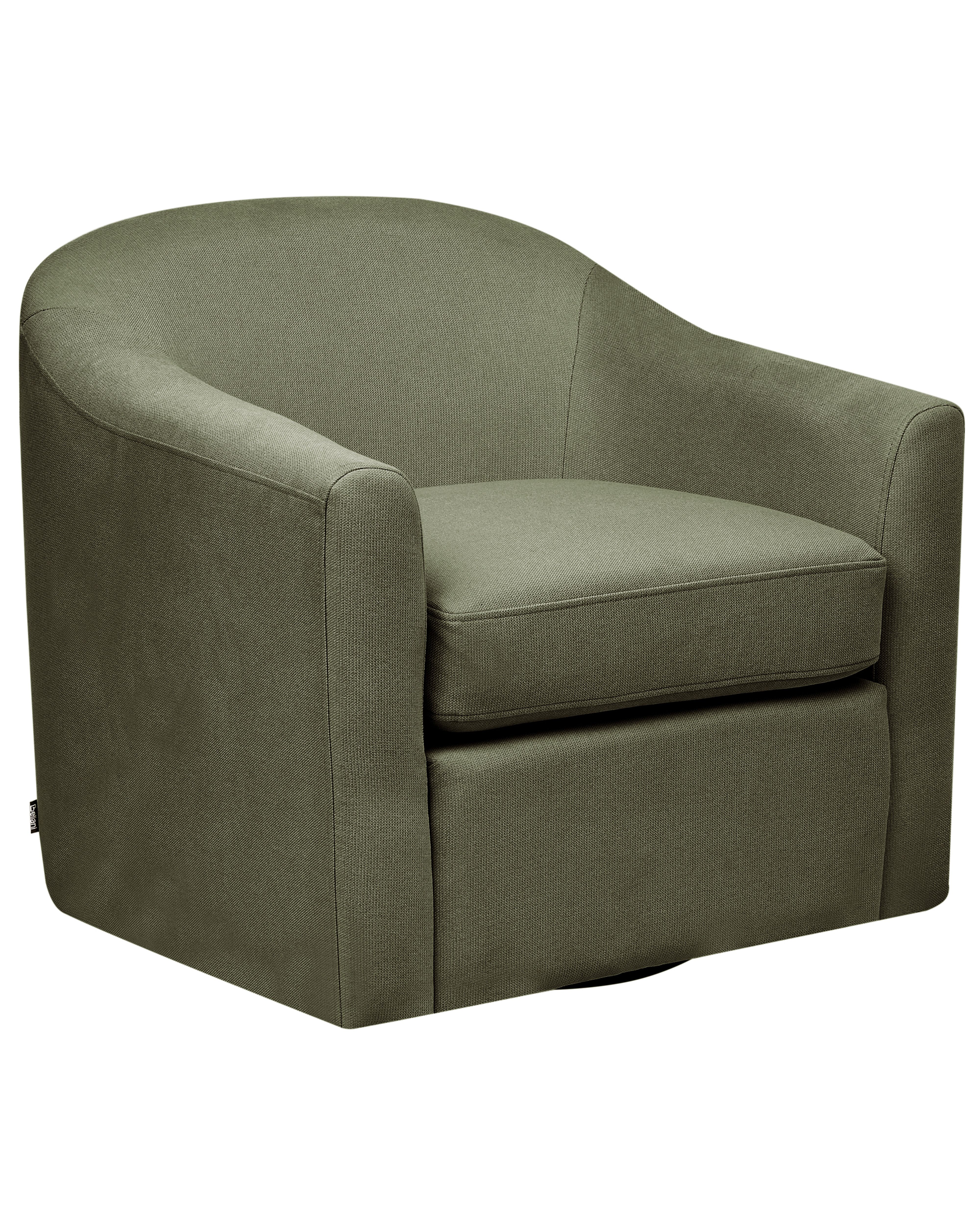 Swivel Armchair MAGNOR Fabric Dark Green