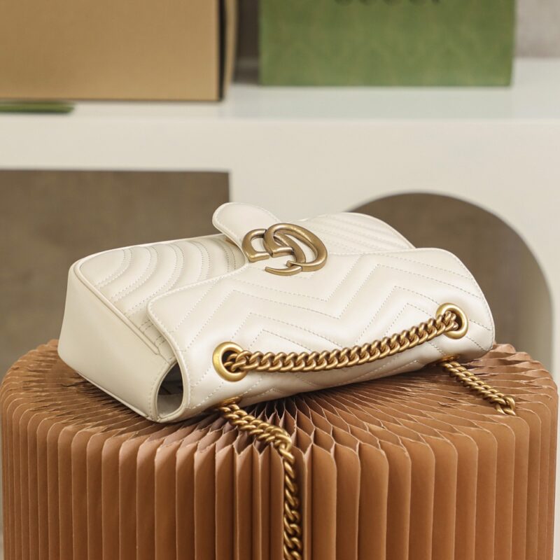 Replica Gucci GG Marmont Medium White1:1High-quality replica