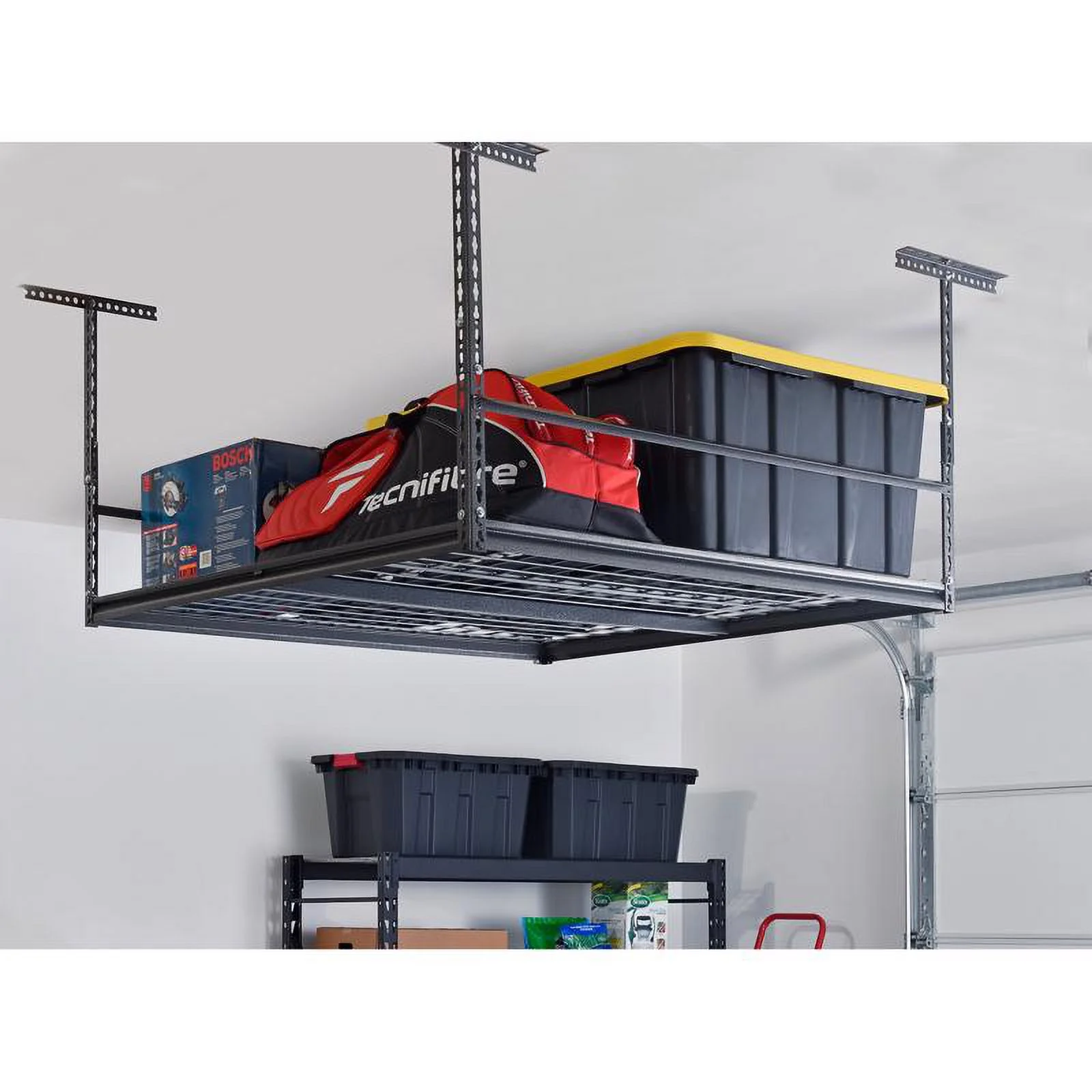 Muscle Rack 5043714 28 x 47 x 47 in. Edsal Steel Storage Rack, Silver Vein