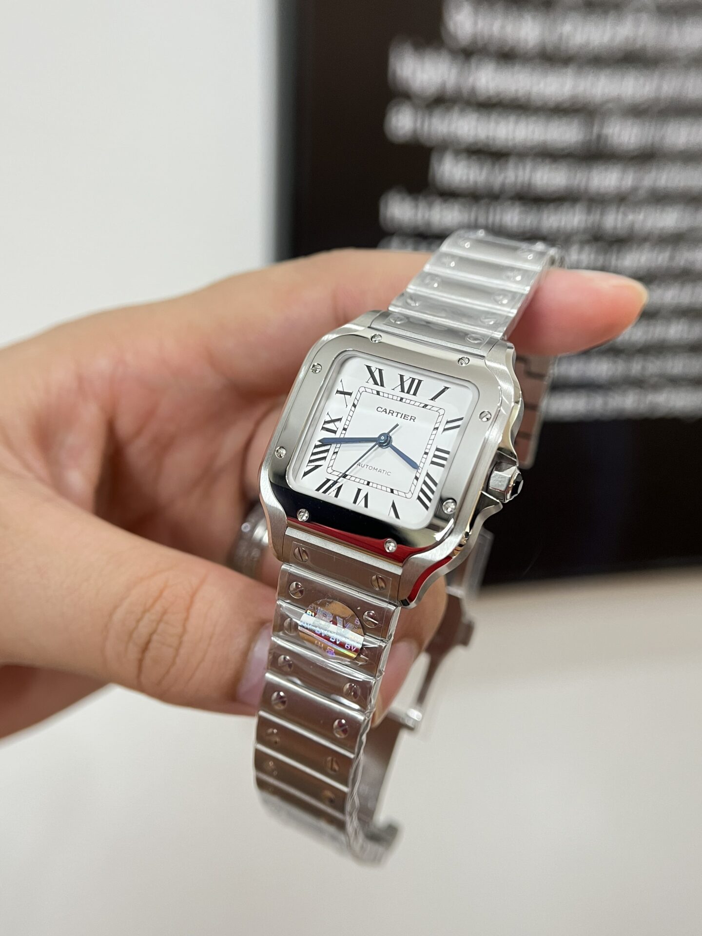 Cartier Santos WSSA0029 Replica 1:1 Watch BV Factory 35mm - Top club