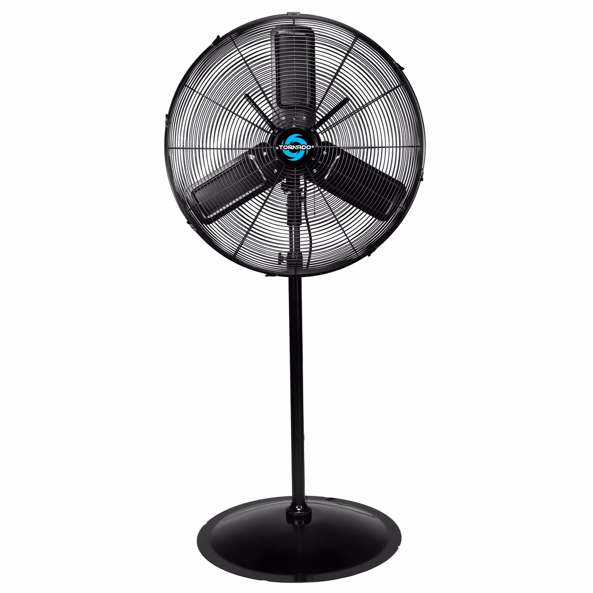 Tornado - 20 Inch High Velocity Metal Oscillating Pedestal Fan - Commercial, Industrial Use Water-Resistant - Image 3