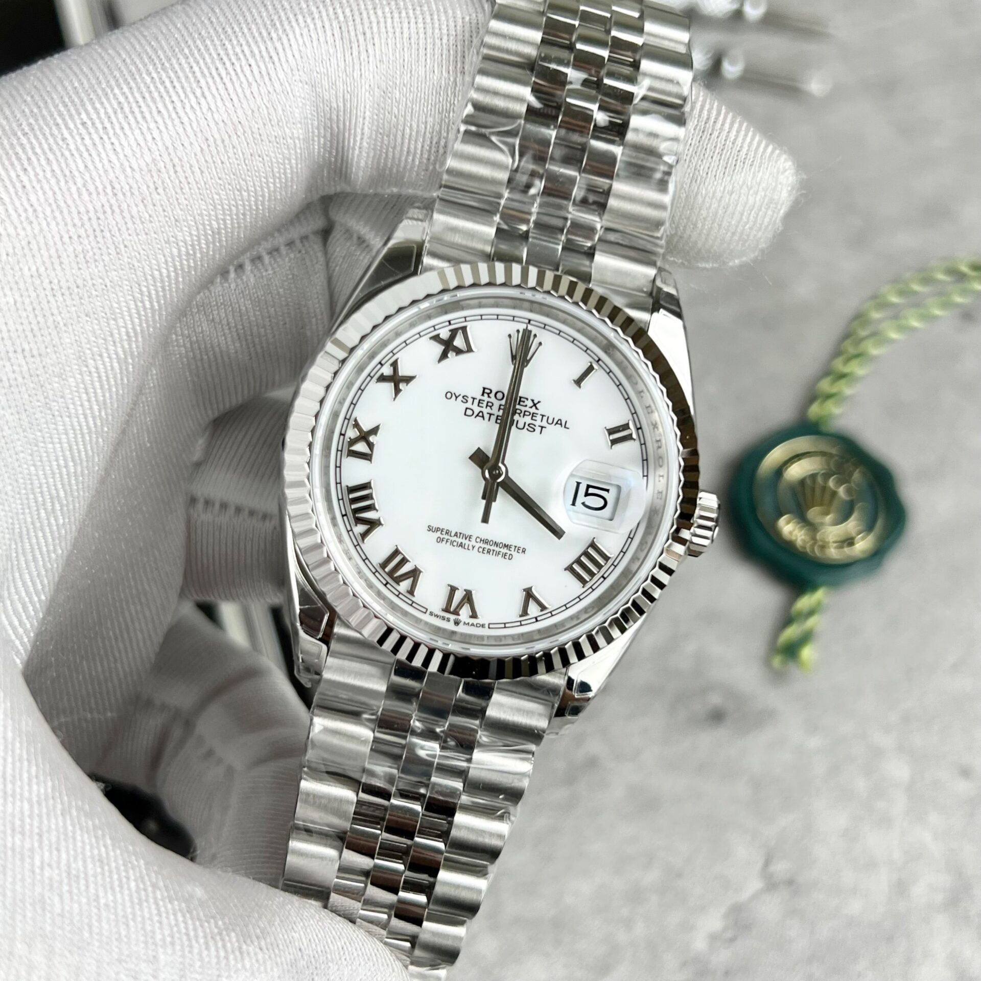 Rolex DateJust 126234 Replica Watch White Dial VS Factory 36mm - Top club