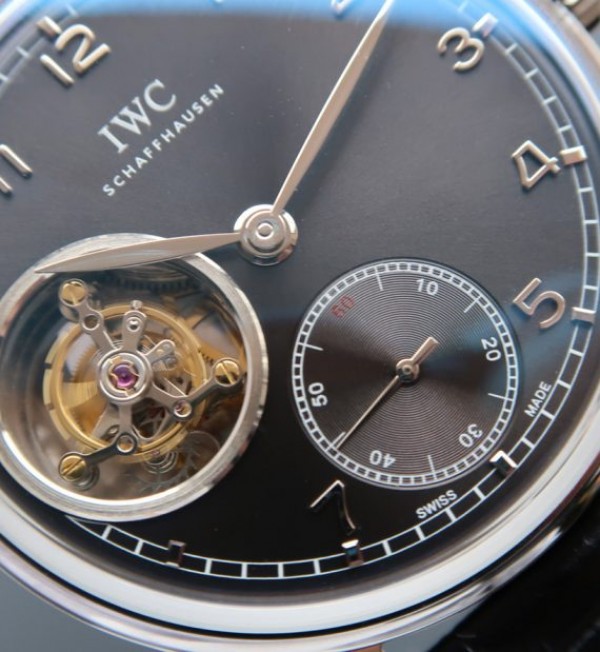 Replica IWC YLF AZ Portuguese Tourbillon Black Dial A98900 - Elite Watch Atelier