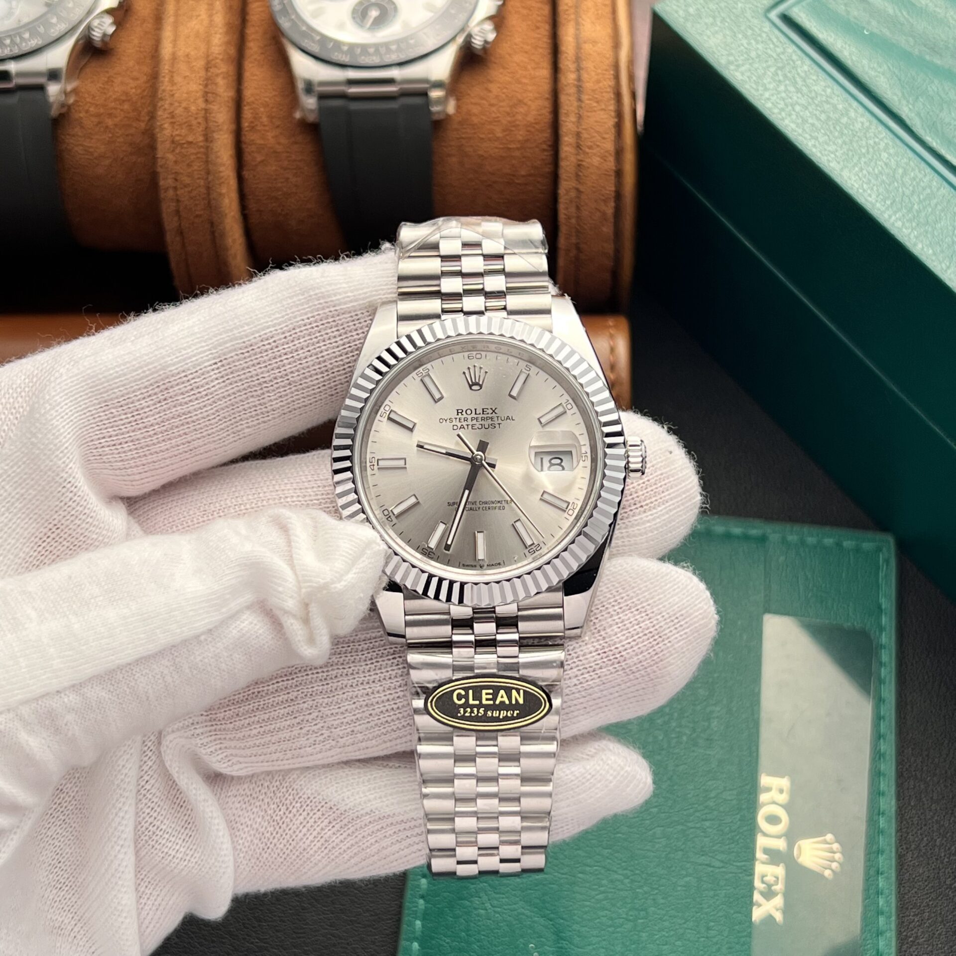 Rolex Datejust 126334 Replica Watch Siver Dial Clean Factory 41mm - Elite Watch Atelier