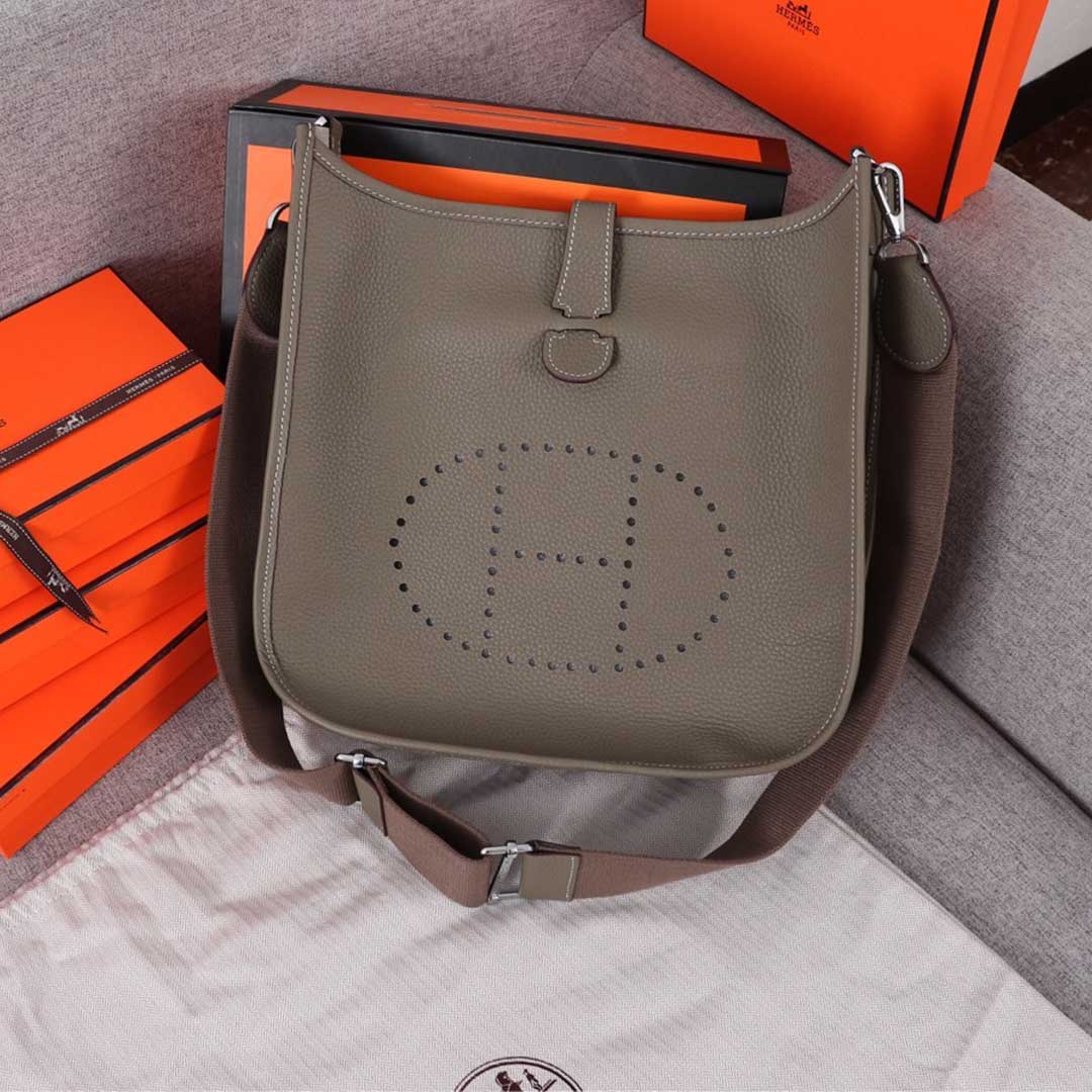 Replica Hermes Aaa-Evelyne Iii 29 Bag Orange/Black/Blue1:1High-quality replica