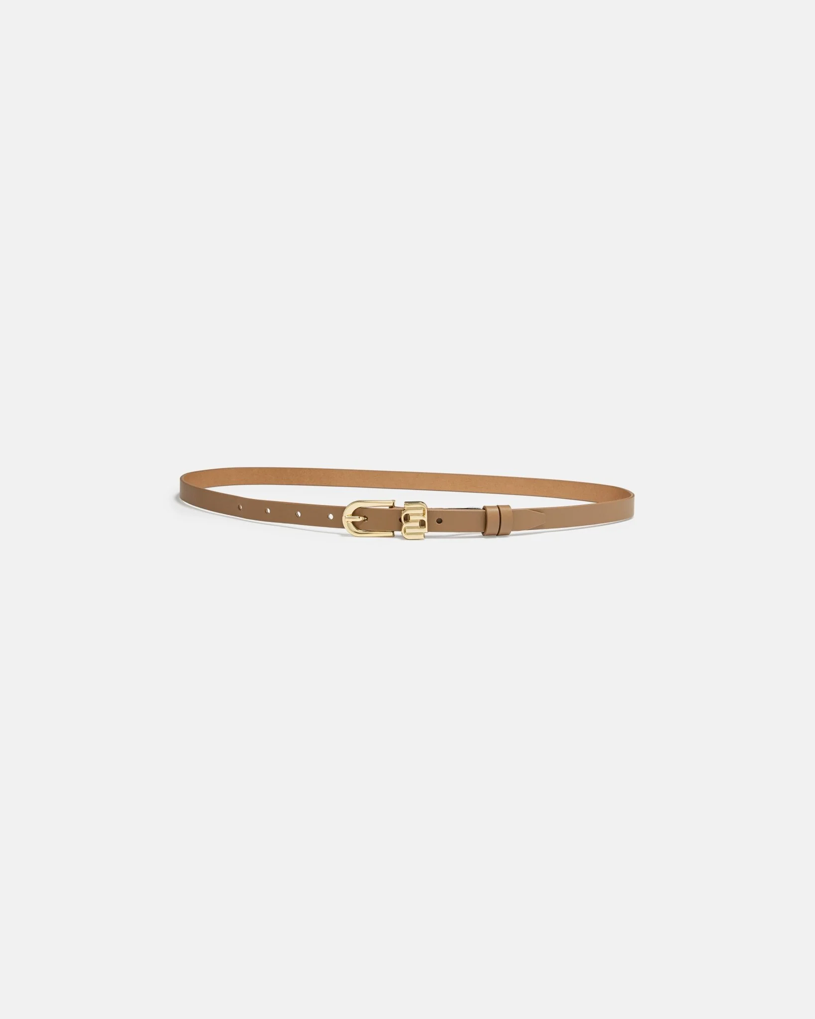 CEINTURE AKIRA - En cuir cognac