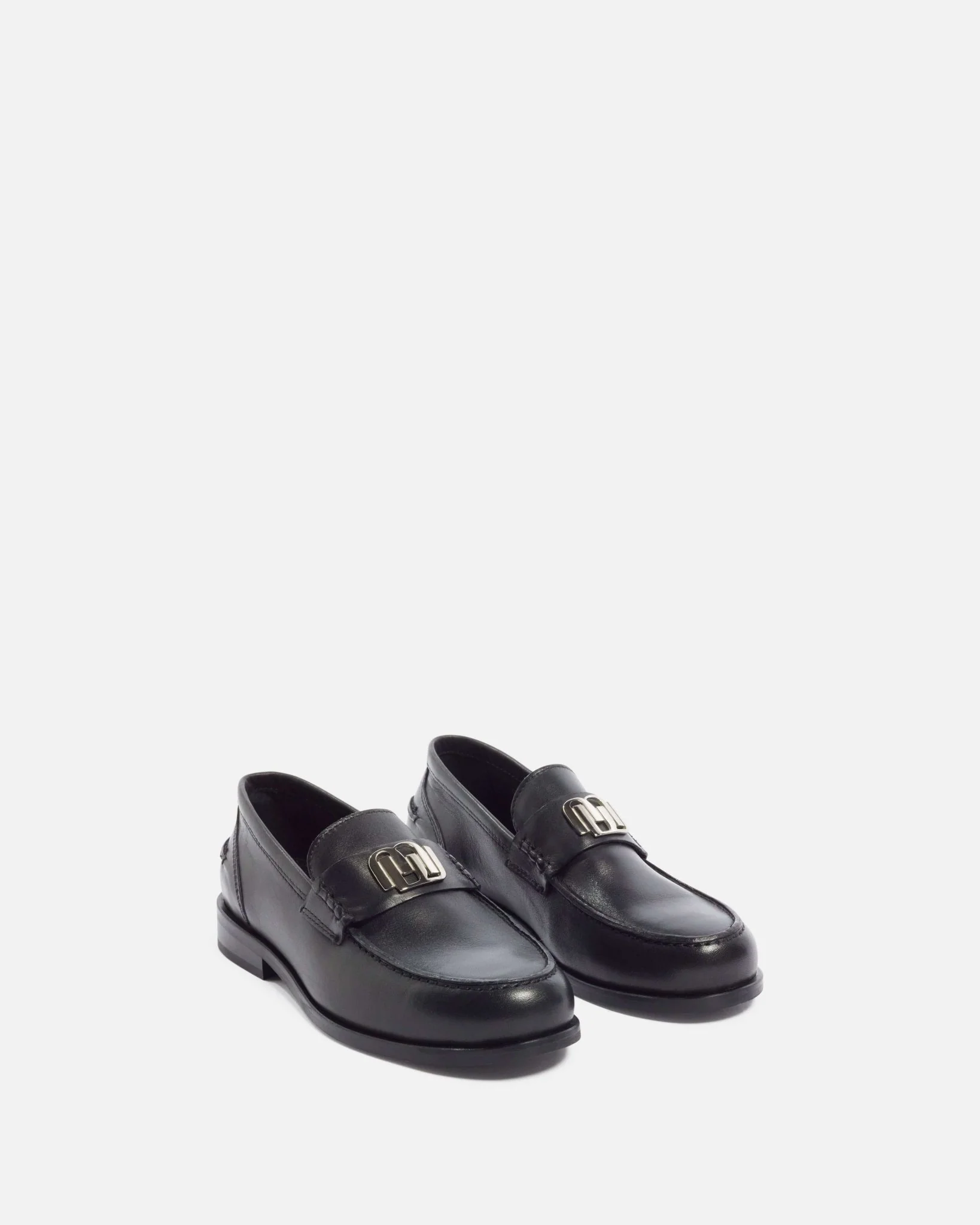MOCASSINS TAMIRA - En cuir noir