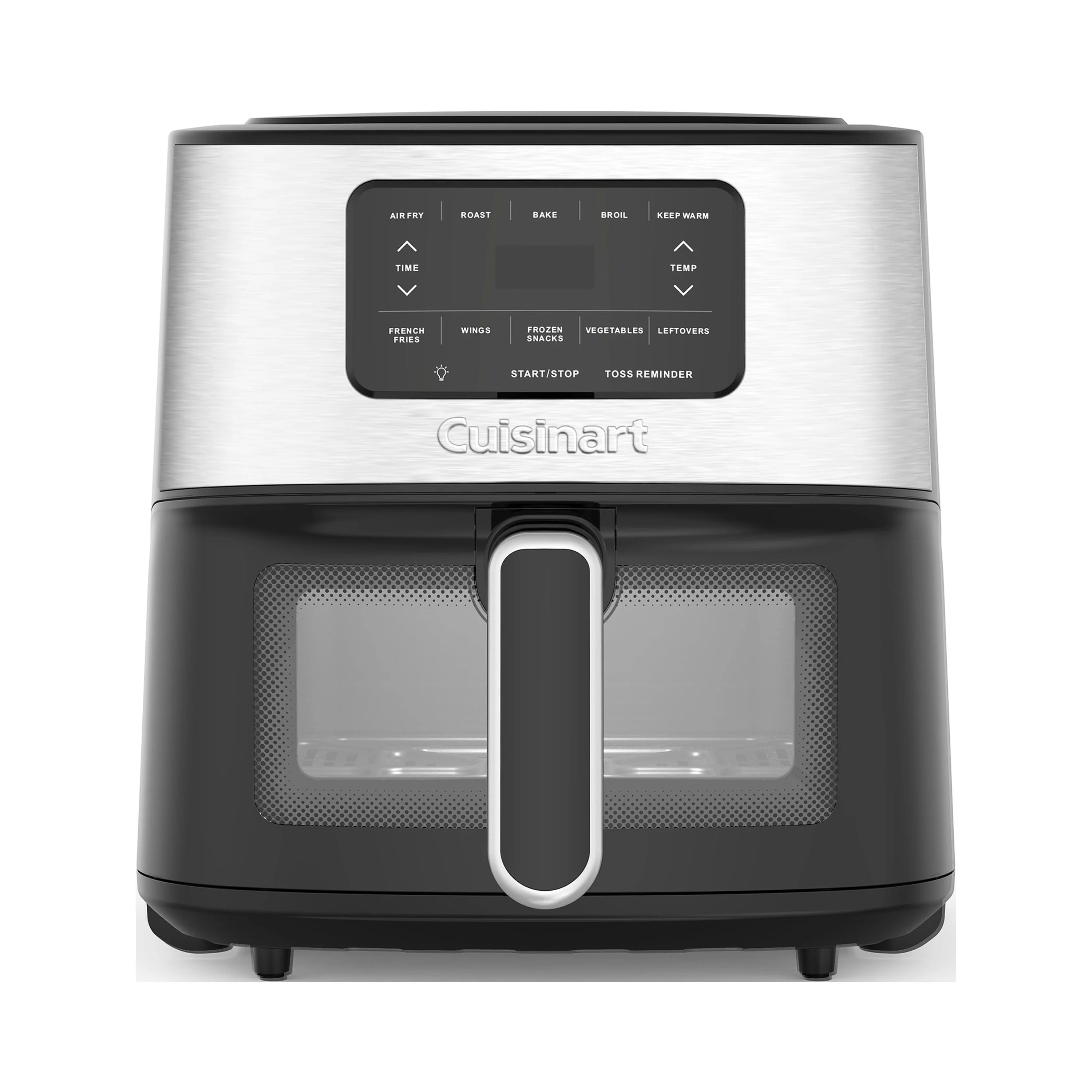 Open Box Cuisinart Air Fryer Oven - 6-Quart Basket Stainless Steel Air Fryer - Dishwasher-Safe Parts with 5 Presets - Roast, Bake, Broil, Air Fry and Keep Warm - Quick and Easy Meals - AIR-200