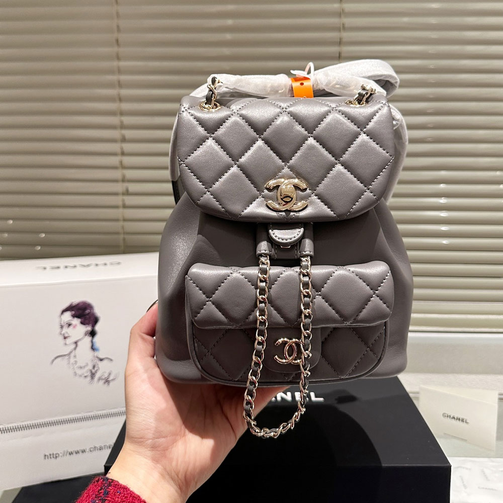Chanel  Duma A Plaid Backpack  Bag1:1High-quality replica