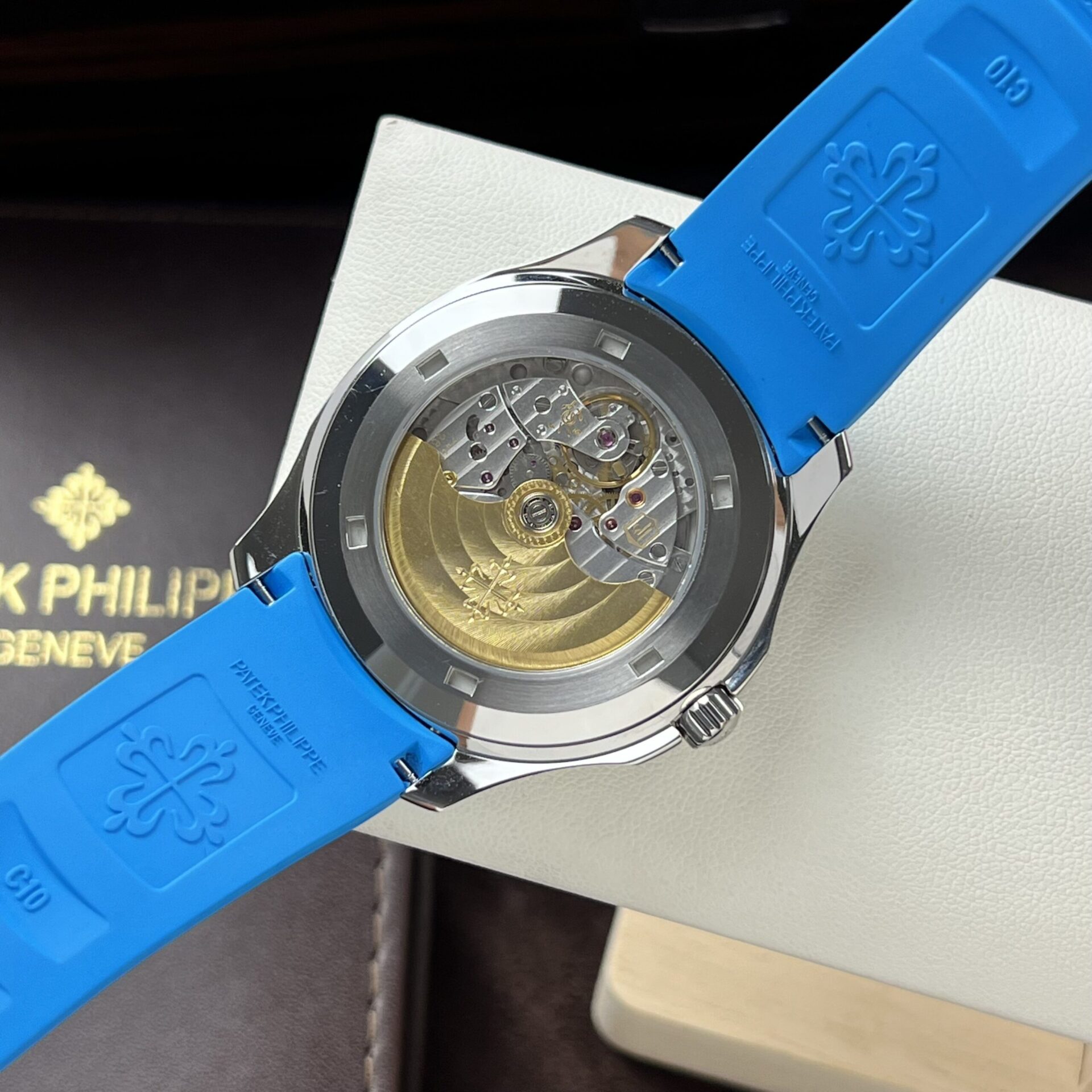 Patek Philippe Replica Watches 5167A Blue Rubber Strap 3K Factory 40mm - Top club