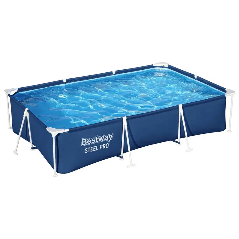 Bestway Steel-Frame Above-Ground Swimming Pool With Filter Pump - Rust-Resistant Build - Image 2 Bestway Steel-Frame Above-Ground Swimming Pool With Filter Pump - Rust-Resistant Build - Image 2