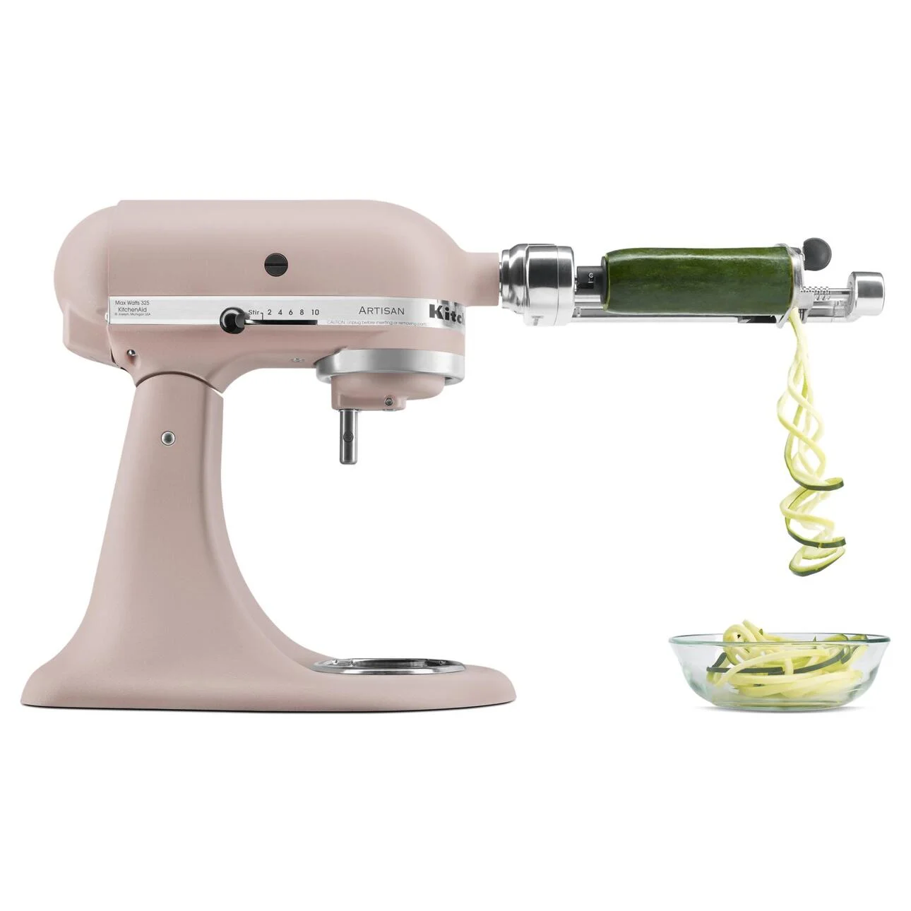KitchenAid Artisan Series 5-Quart Tilt-Head Stand Mixer, Feather Pink, KSM150PS - Image 4