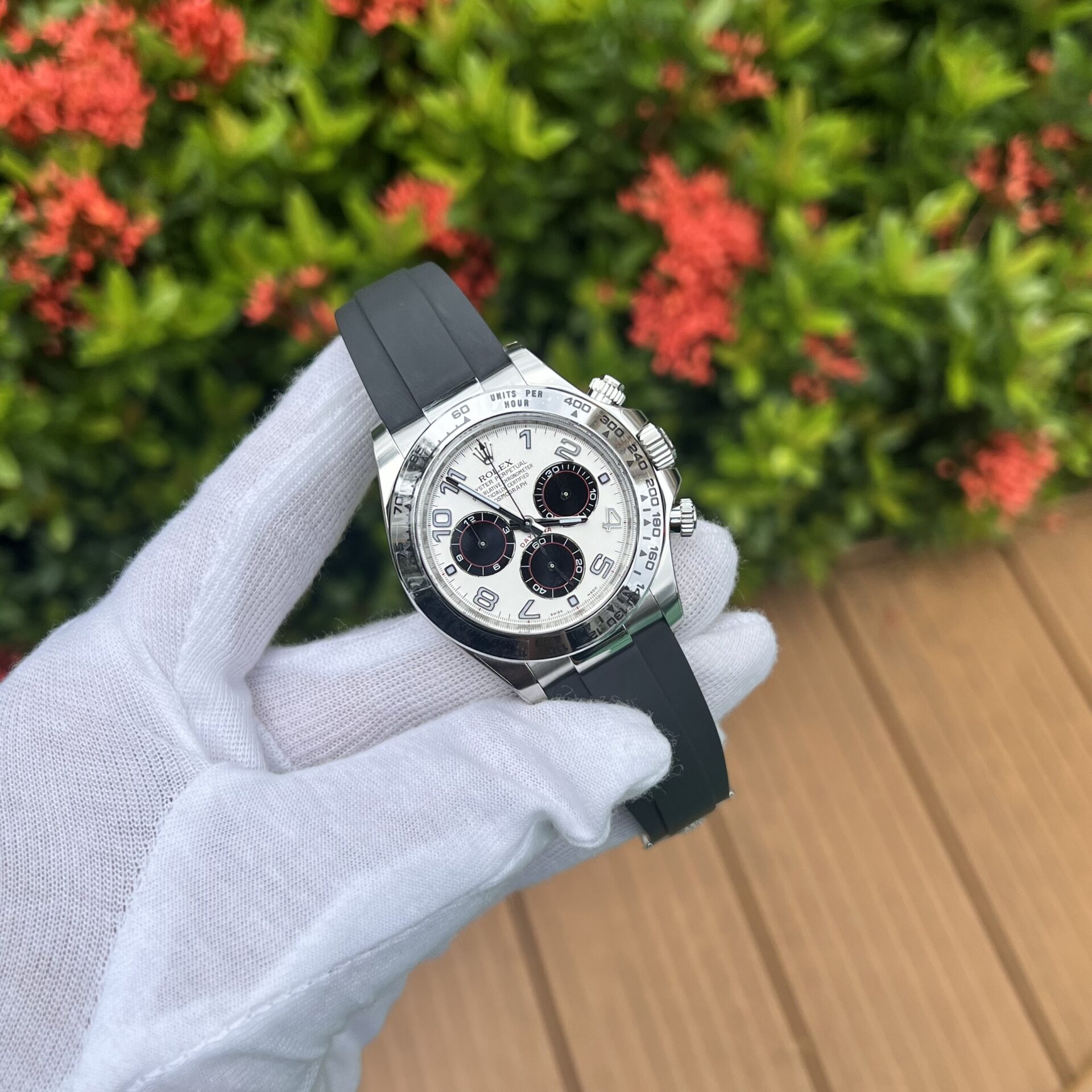 Rolex Replica 11 Watch Cosmograph Daytona 116509 LN Arabic Numerals 40mm - Elite Watch Atelier