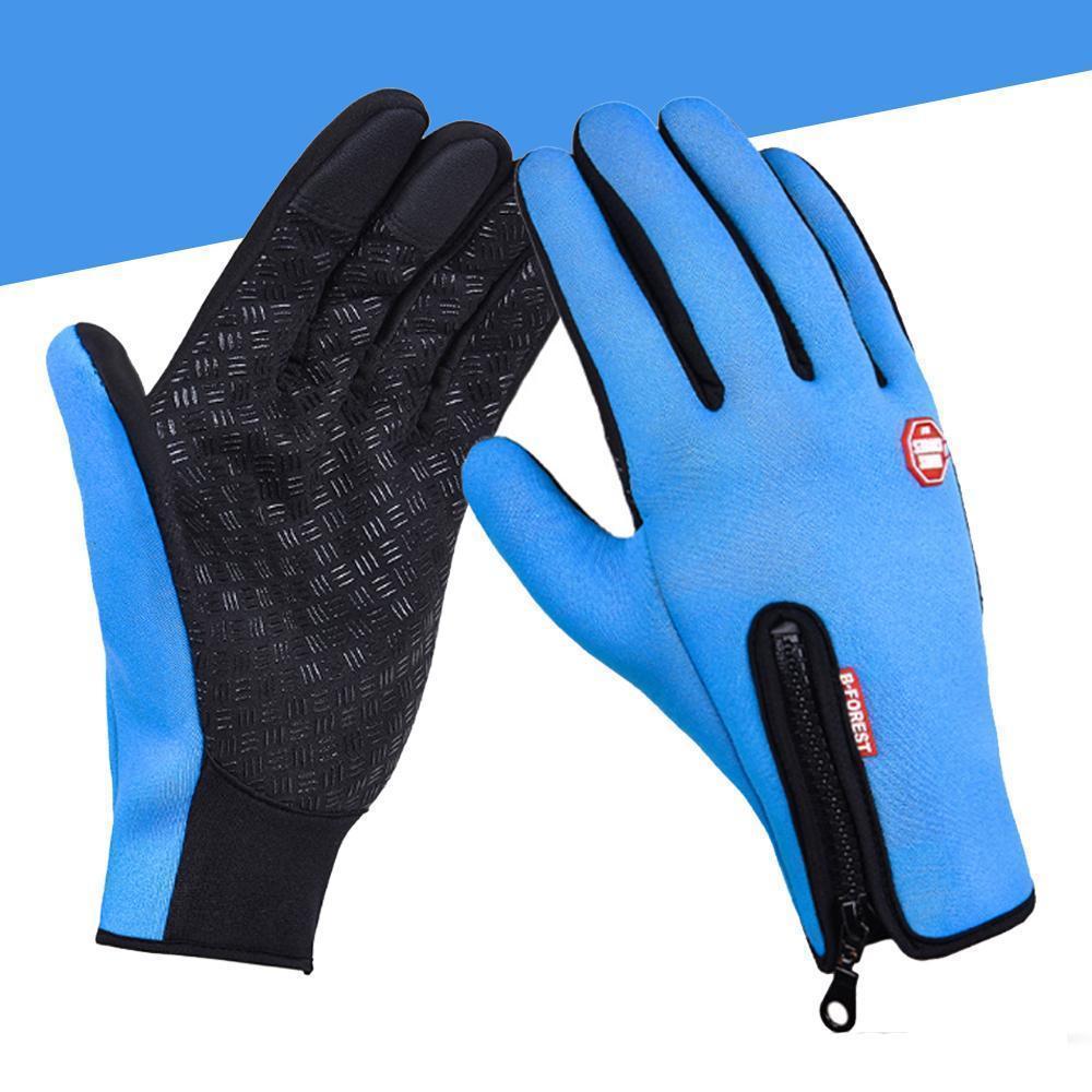 Warme Touchscreen Winterhandschoenen met Antislipontwerp – Zwart, Paars-Rood, Blauw