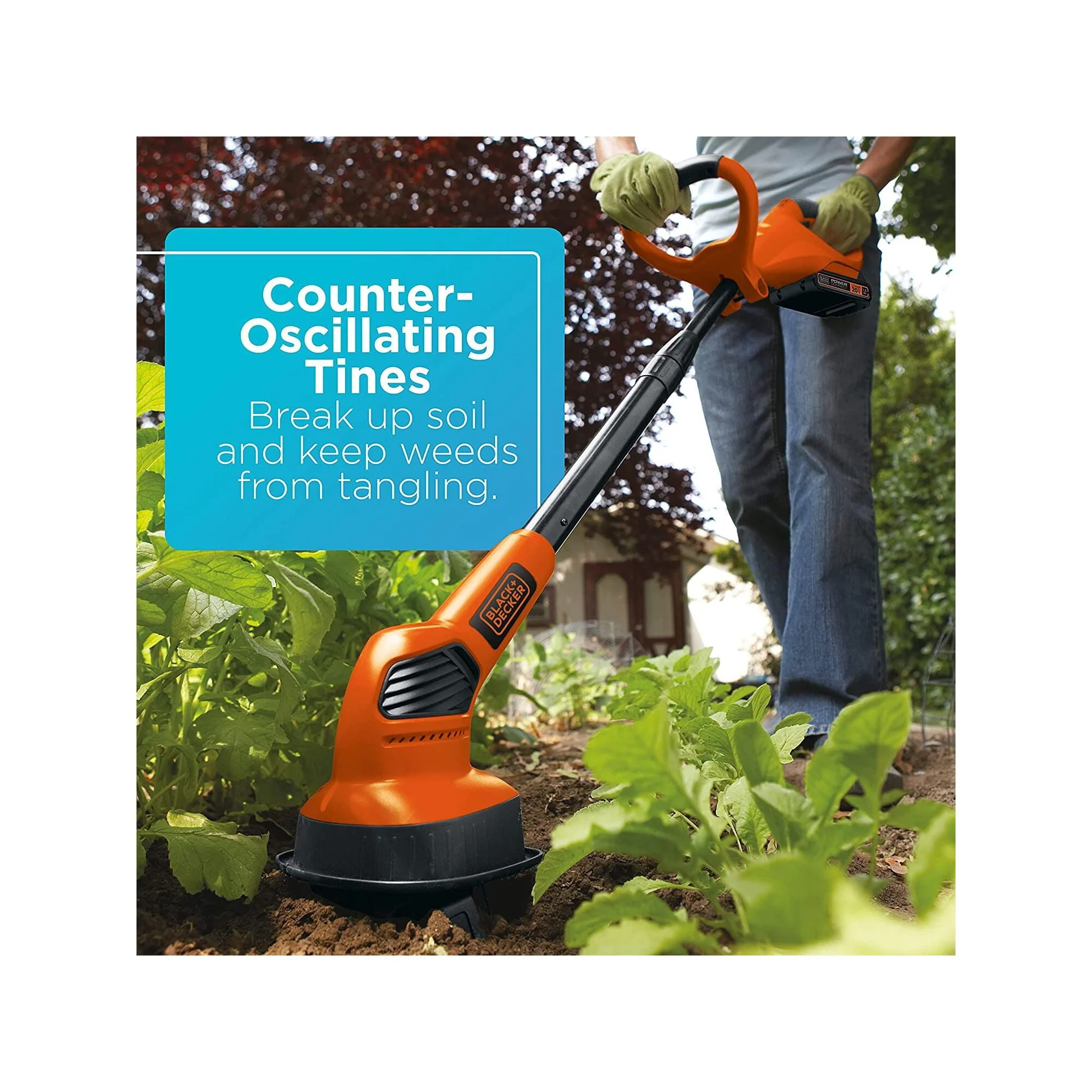 Black+Decker Lgc120 - 20V Max Lithium Garden Cultivator - Image 7