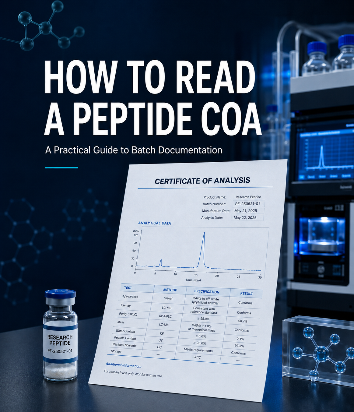 How to Read a Peptide COA