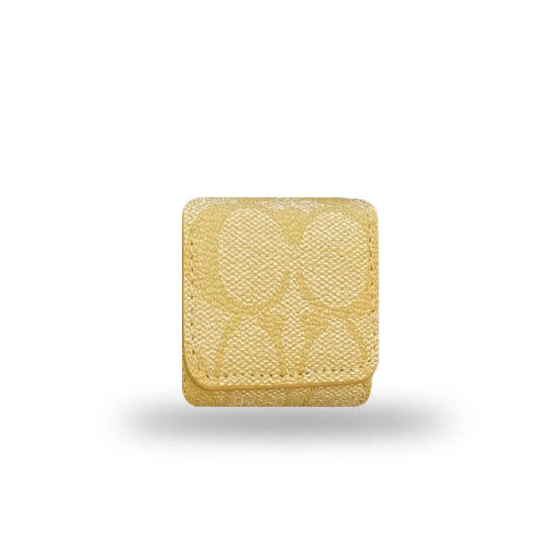 Luxury Coach AirPods Cases Coffee-YH240425 - Wholesale & Influencer
