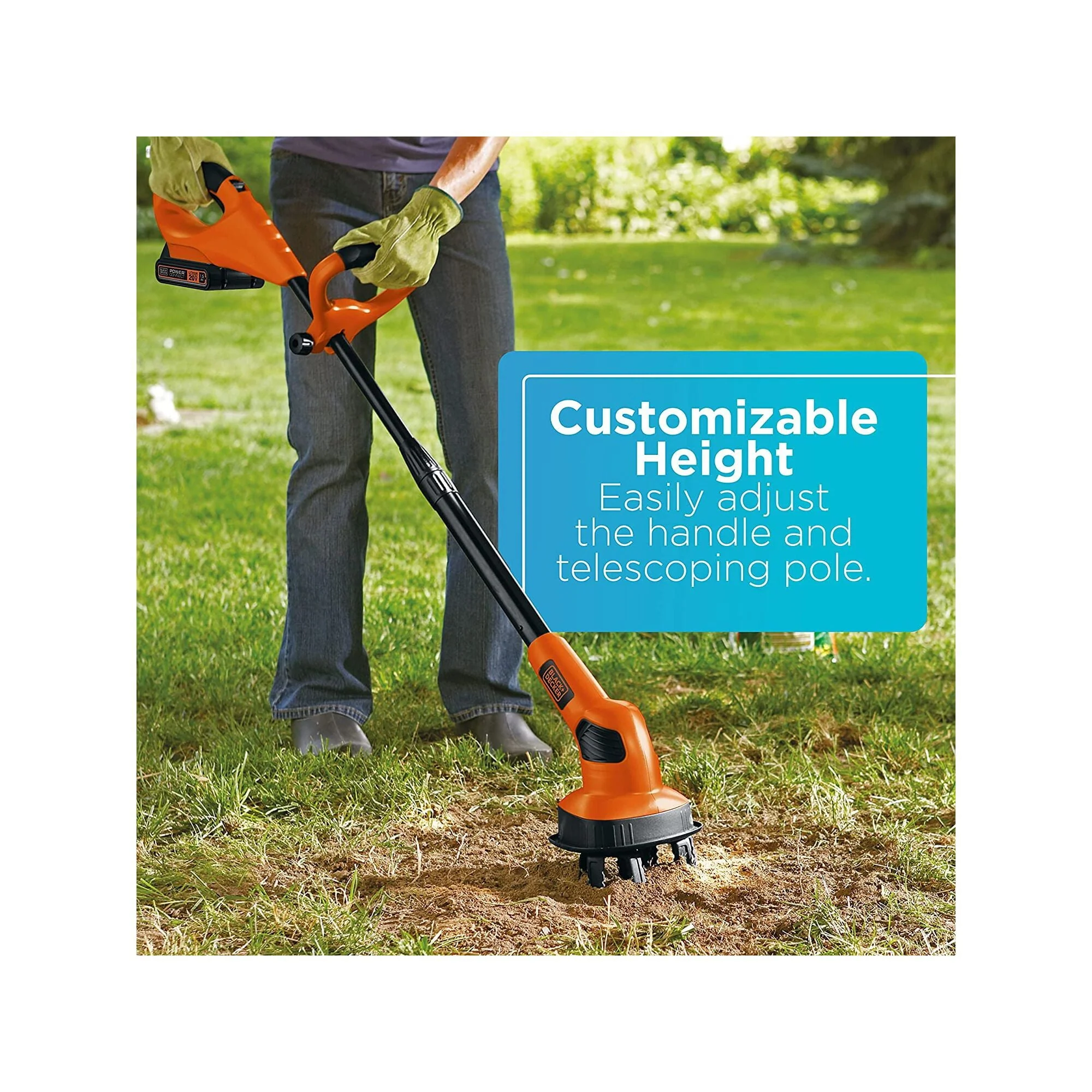 Black+Decker Lgc120 - 20V Max Lithium Garden Cultivator - Image 9