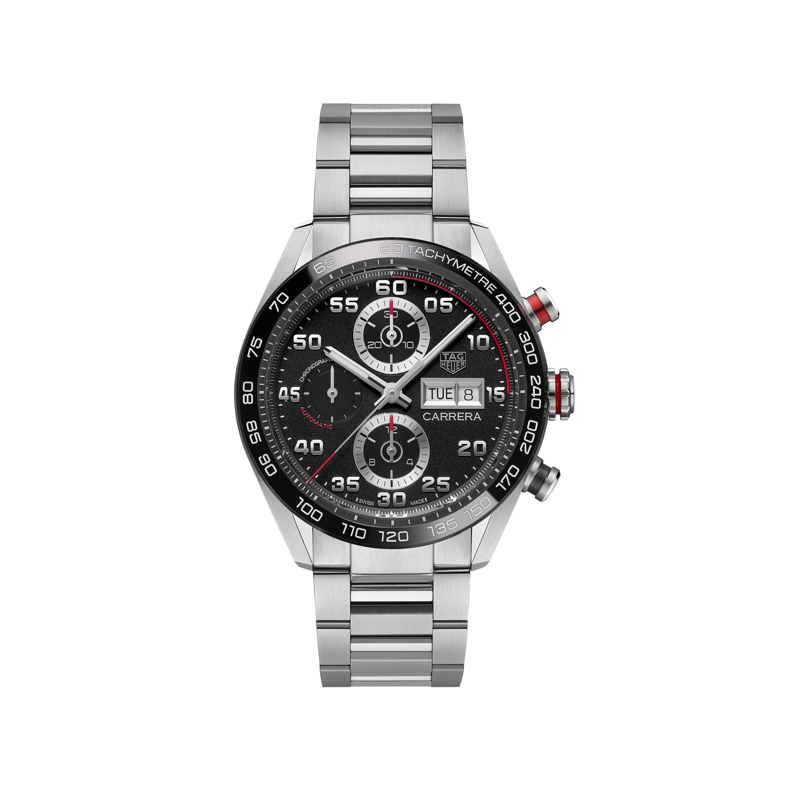 TAG Heuer Replica Watch Carrera Chronograph Automatic 44 mm Steel & Ceramic(1:1 replica) - Top club