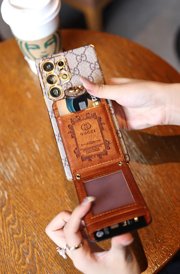 Advanced Leather Samsung Phone Case with Wallet and Strap. - Wholesale & Influencer