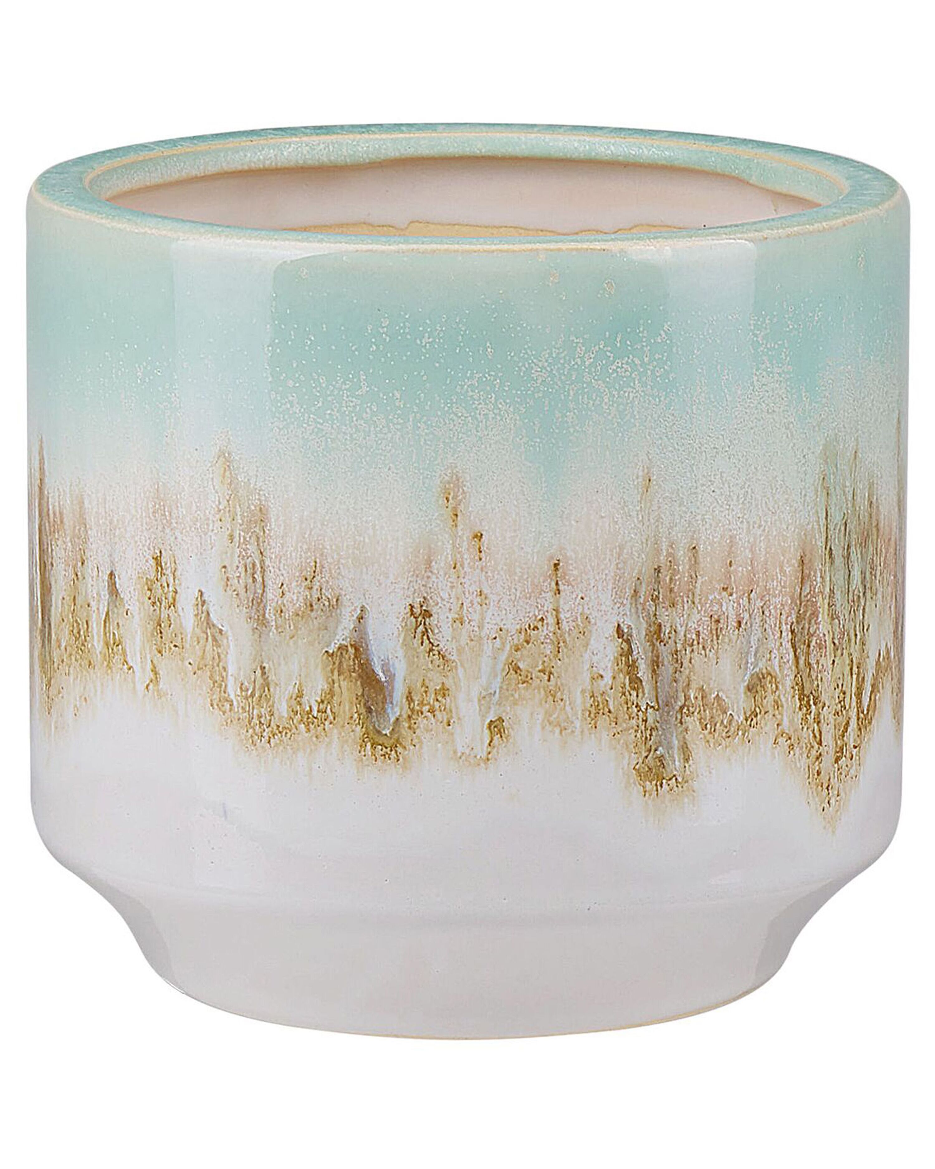 Flower Vase CYME Stoneware 15 cm Mint Green