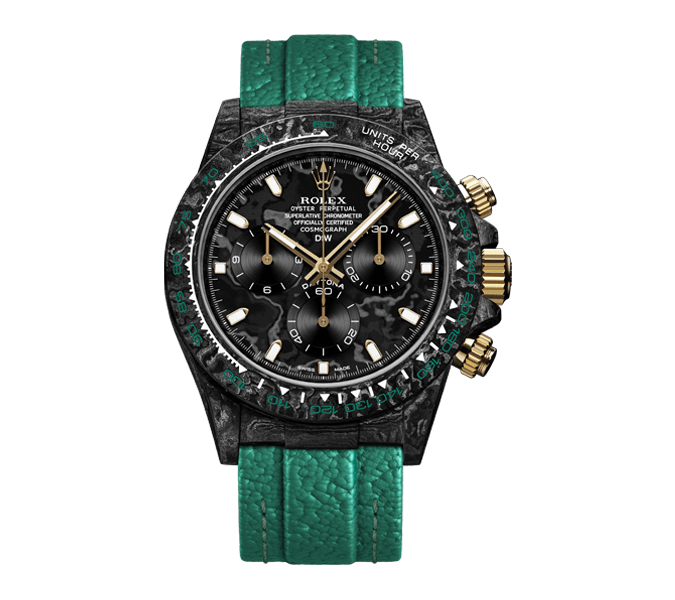 ROLEX Diw Daytona carbon emerald 40mm oyster carbon(1:1 replica) - Elite Watch Atelier